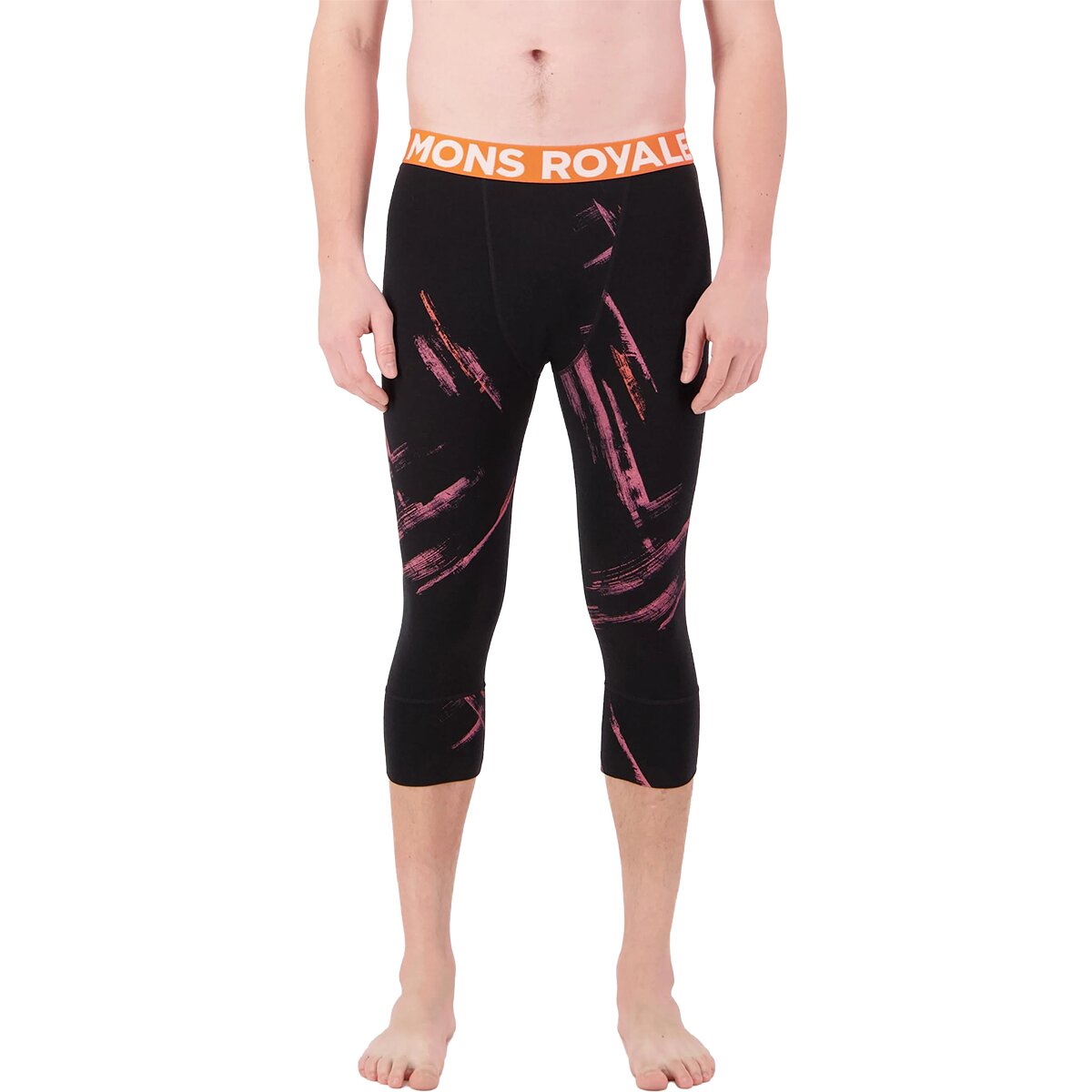 Mons Royale Mons Royale Cascade 3/4 Legging - Men's Airbrush, M - $119.95 at Backcountry.com