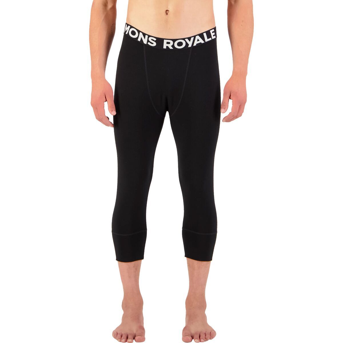 Image of Mons Royale Cascade 3/4 Legging - Men's Black, S