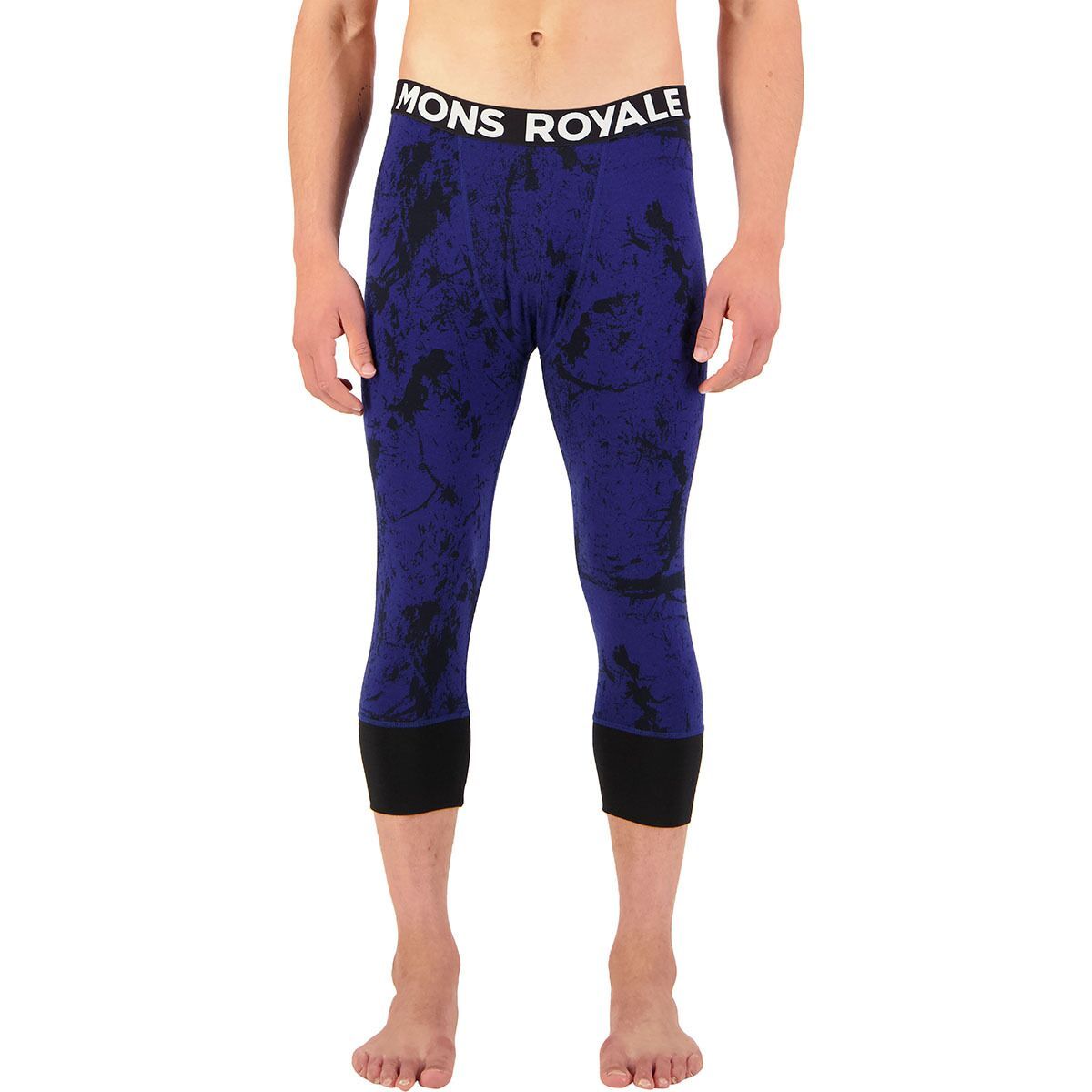 Mons Royale Cascade 3/4 Legging - Men's Element Camo, XL