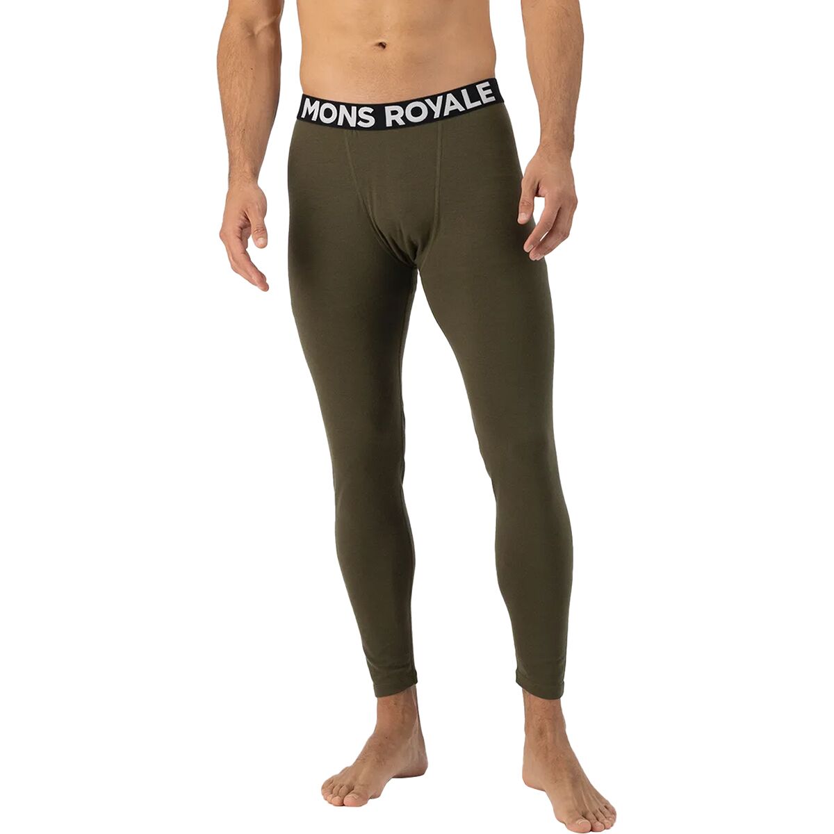 Image of Mons Royale Cascade Legging - Men's Dark Olive, XL