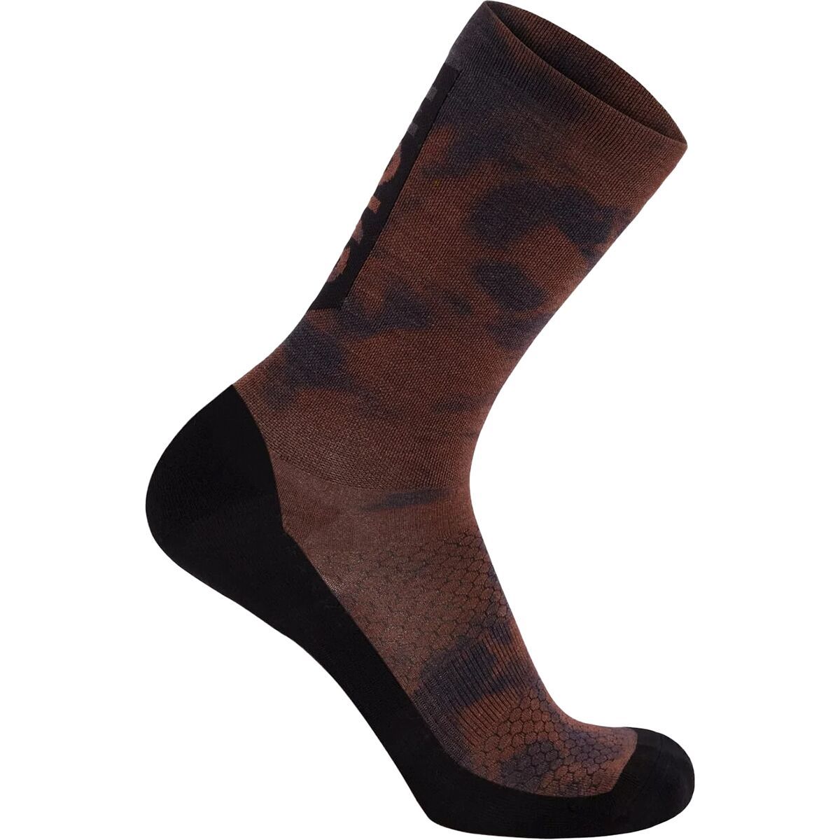 Mons Royale Atlas Digital Crew Sock Copper Tie Dye, L