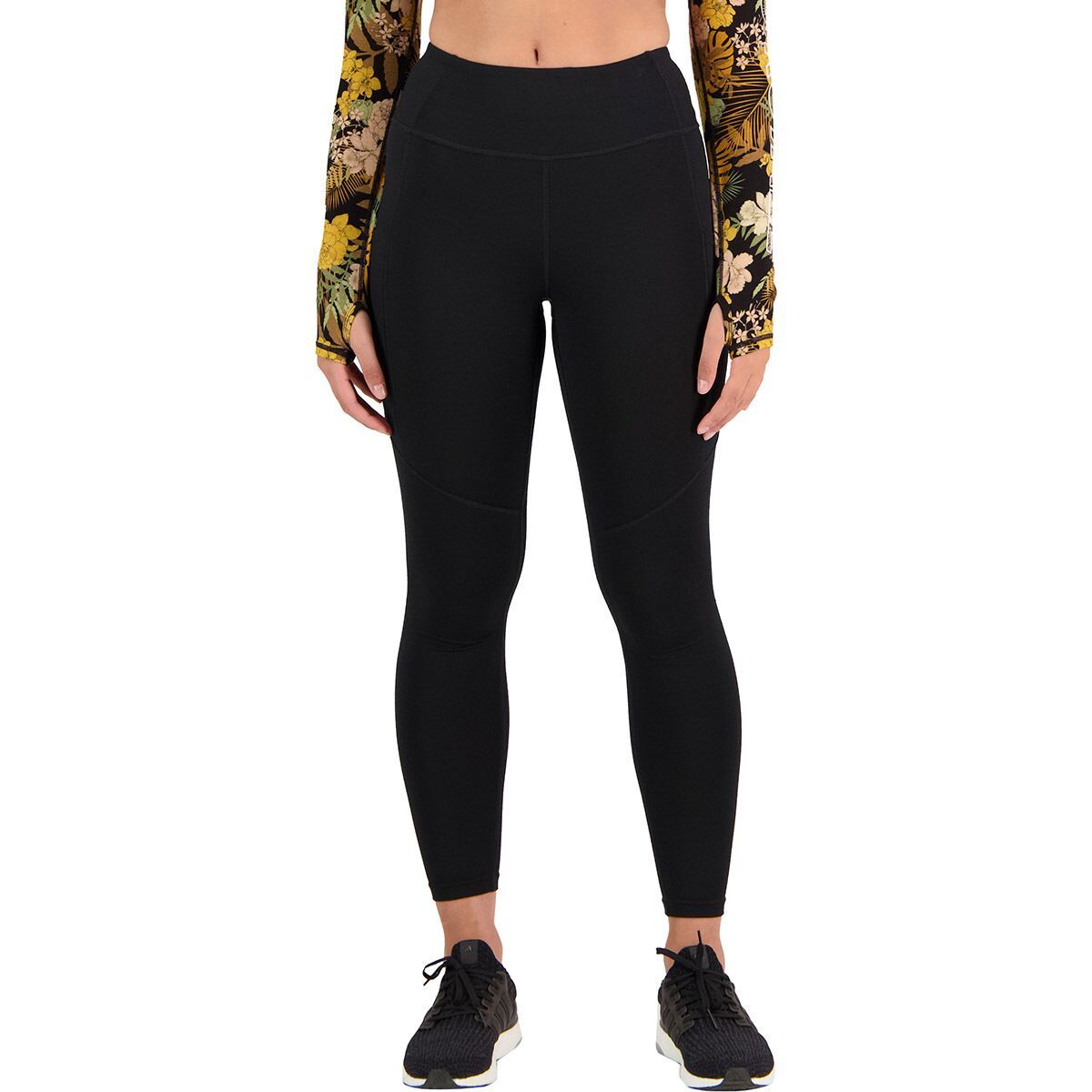 Mons Royale Merino Active Legging - Women's Black, M