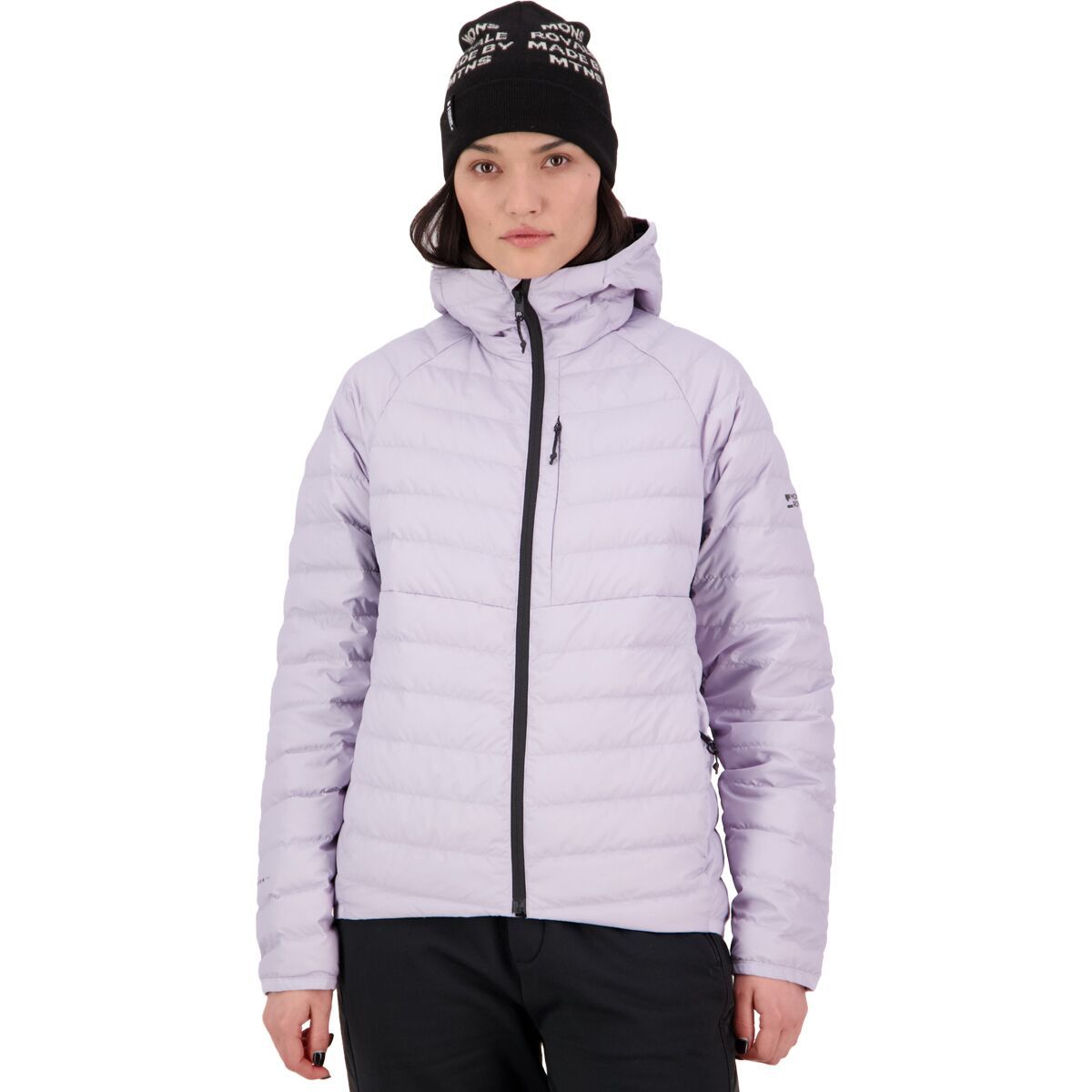 Mons Royale Atmos Wool x Down Insulation Hooded Jacket - Women's Light Thistle, M