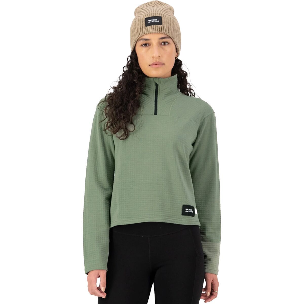 Image of Mons Royale Offgrid Merino Fleece Long-Sleeve Top - Women's Willow, L