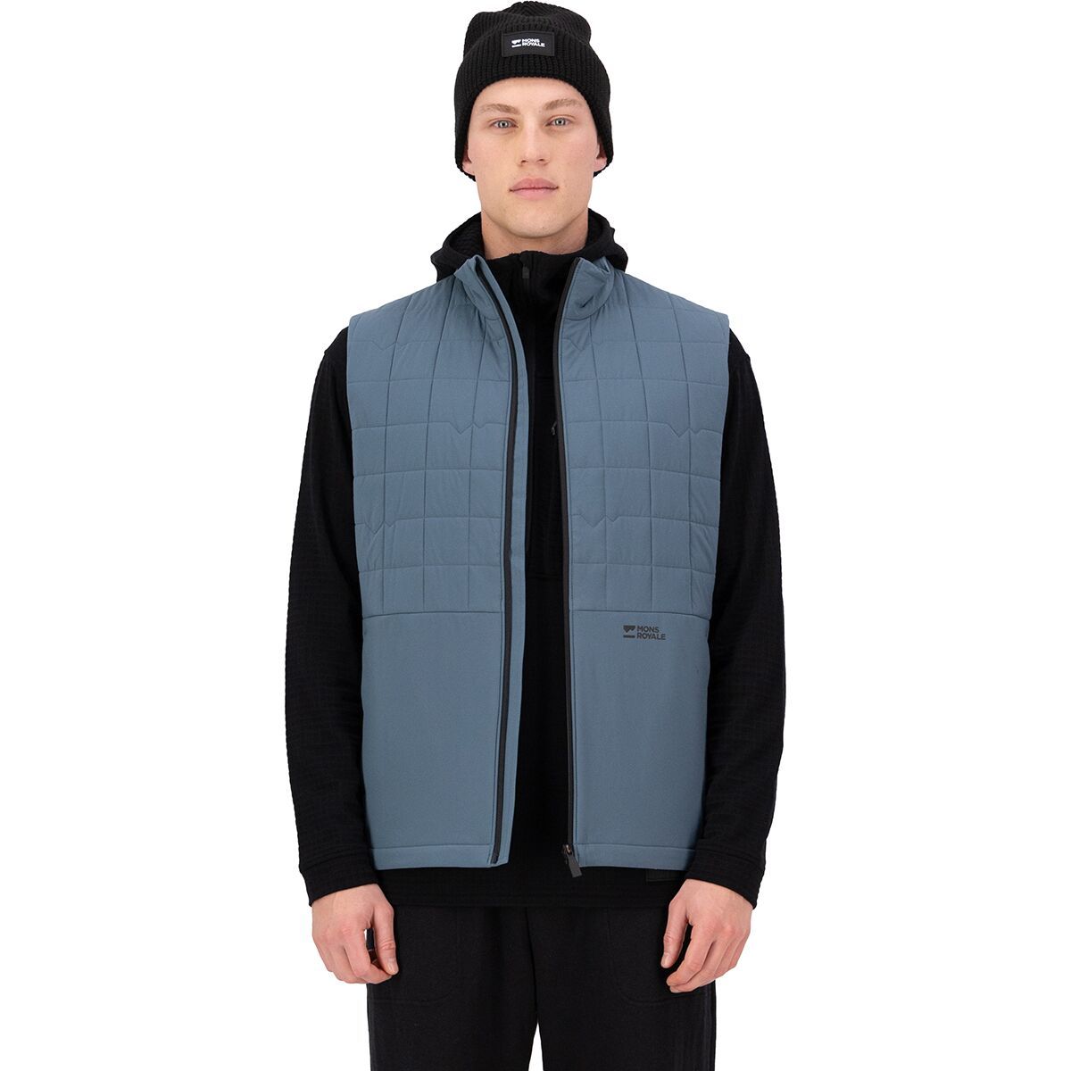 Image of Mons Royale Canyon Merino Insulated Vest - Men's Goblin Blue, L