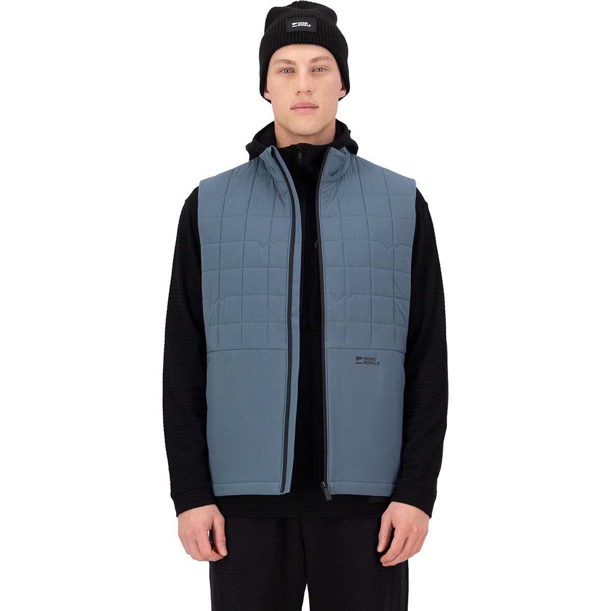 Image of Mons Royale Canyon Merino Insulated Vest - Men's Goblin Blue, M