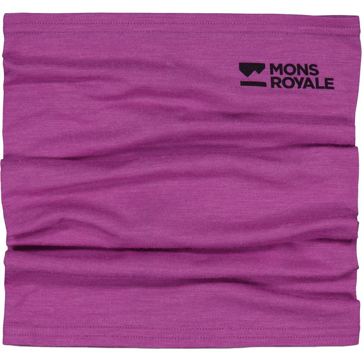 Image of Mons Royale Daily Dose Merino Neckwarmer Purple Bolt, One Size