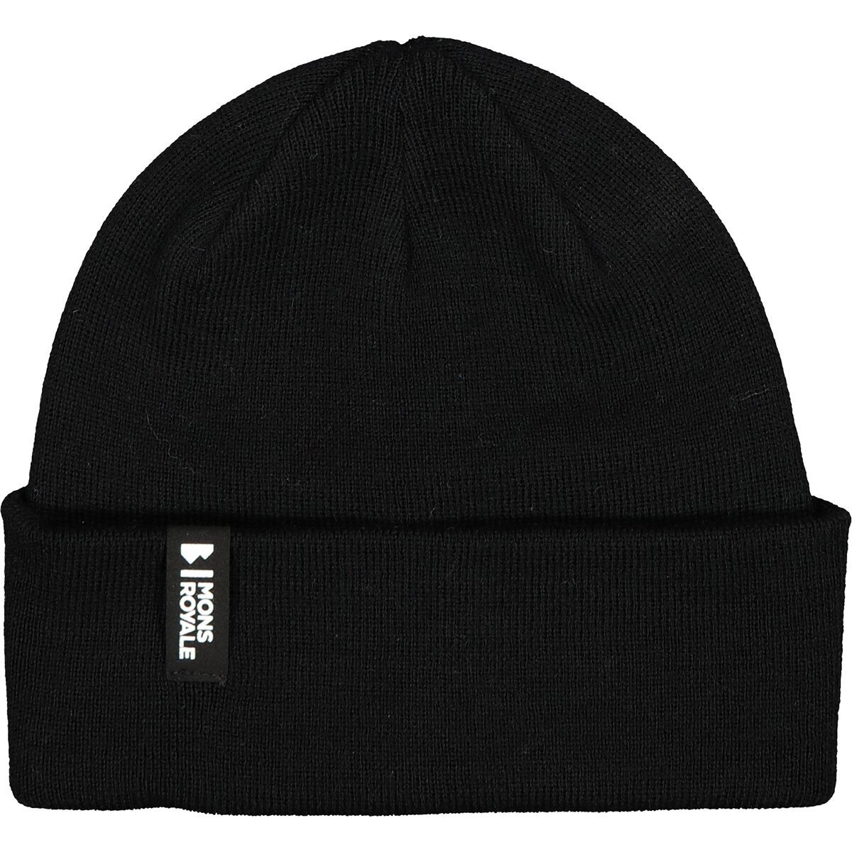 Image of Mons Royale McCloud Merino Beanie Black, One Size