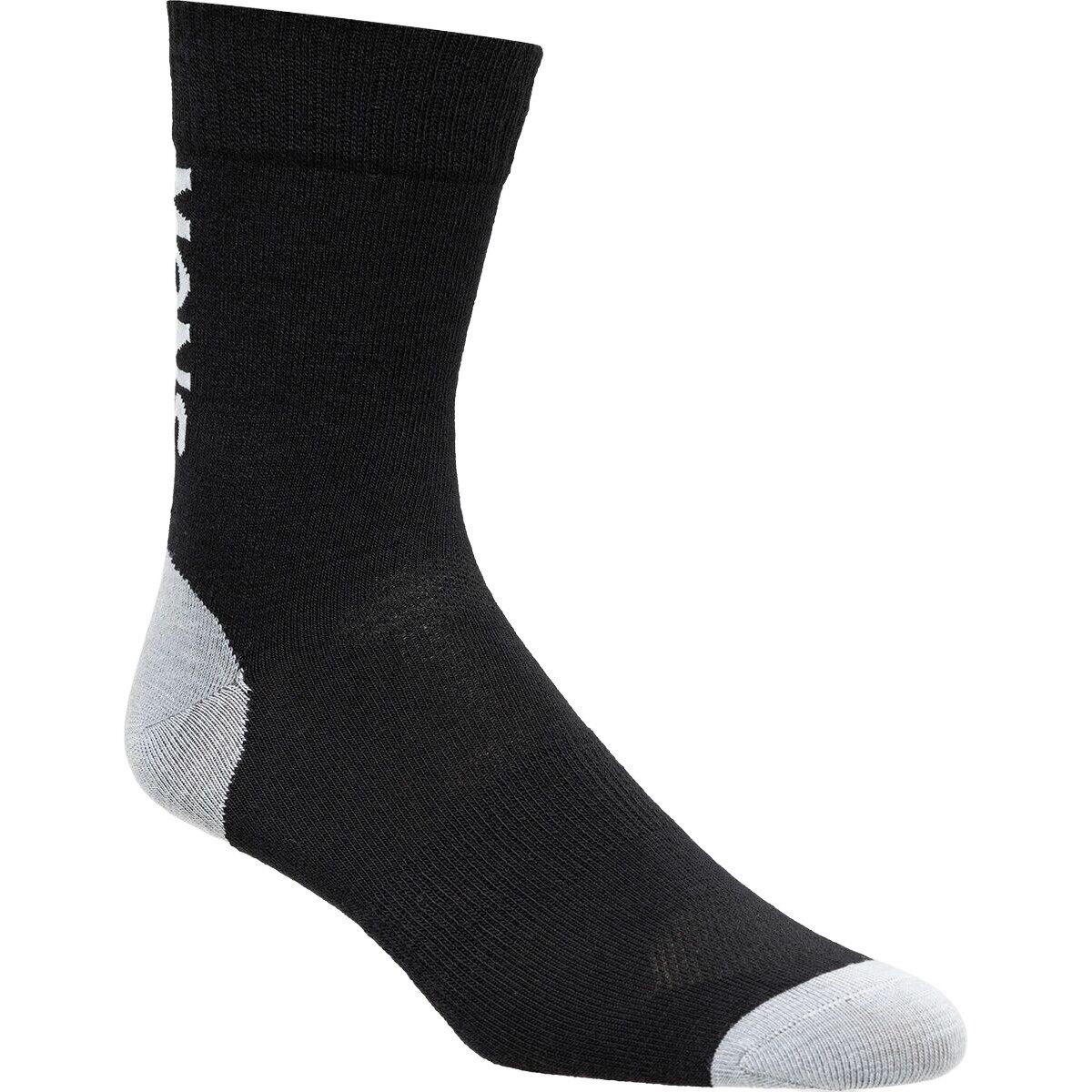 Image of Mons Royale Tech Bike Sock - Women's Black/Grey, S