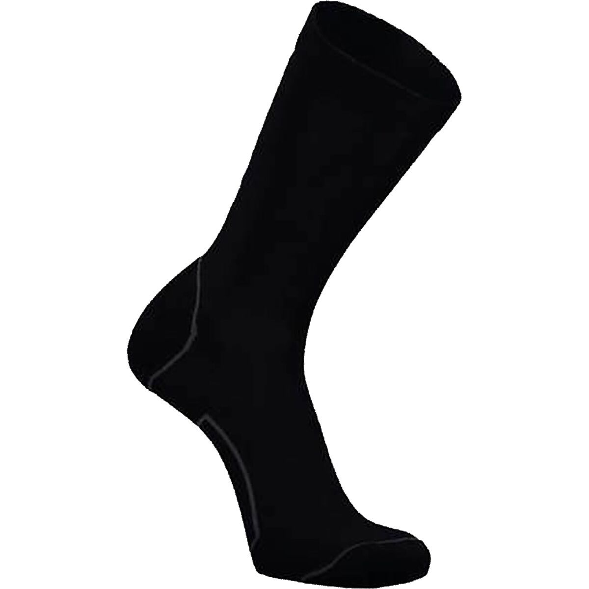Mons Royale Tech Bike Sock - Women's Black/Grey, M