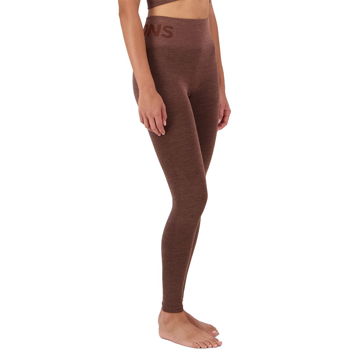 Image of Mons Royale Solace Merino Seamless Legging - Women's Henna, S