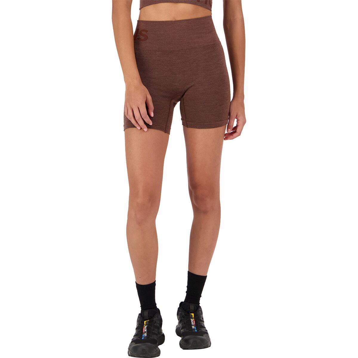 Image of Mons Royale Solace Merino Seamless Short - Women's Henna, L