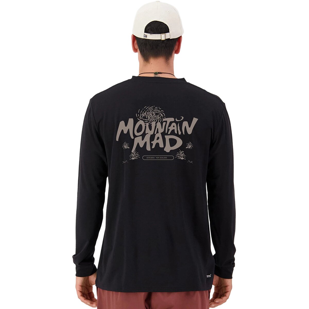 Mons Royale Icon Merino Long-Sleeve Shirt - Men's Black, L