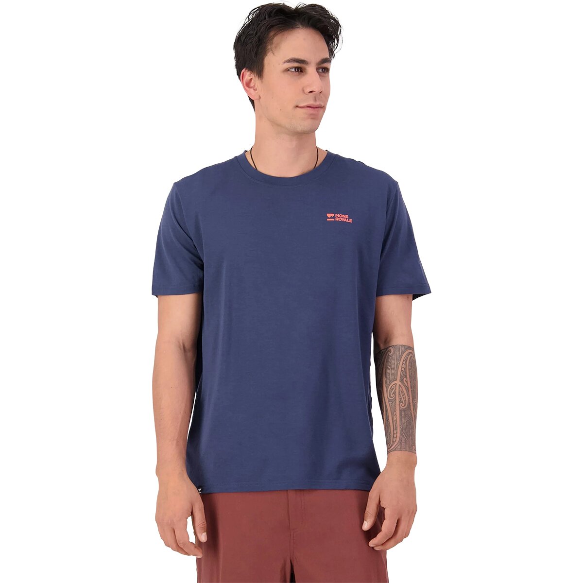 Mons Royale Mons Royale Icon Merino T-Shirt - Men's Midnight, M - $94.95 at Backcountry.com