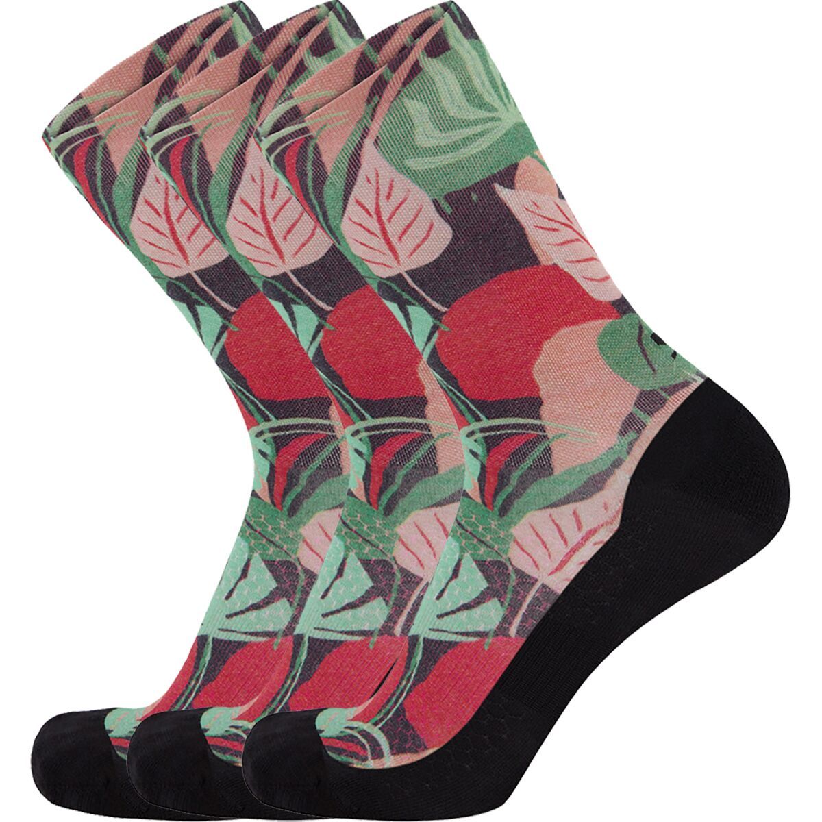 Image of Mons Royale Atlas Crew Sock 3-Pack Digital Island, S