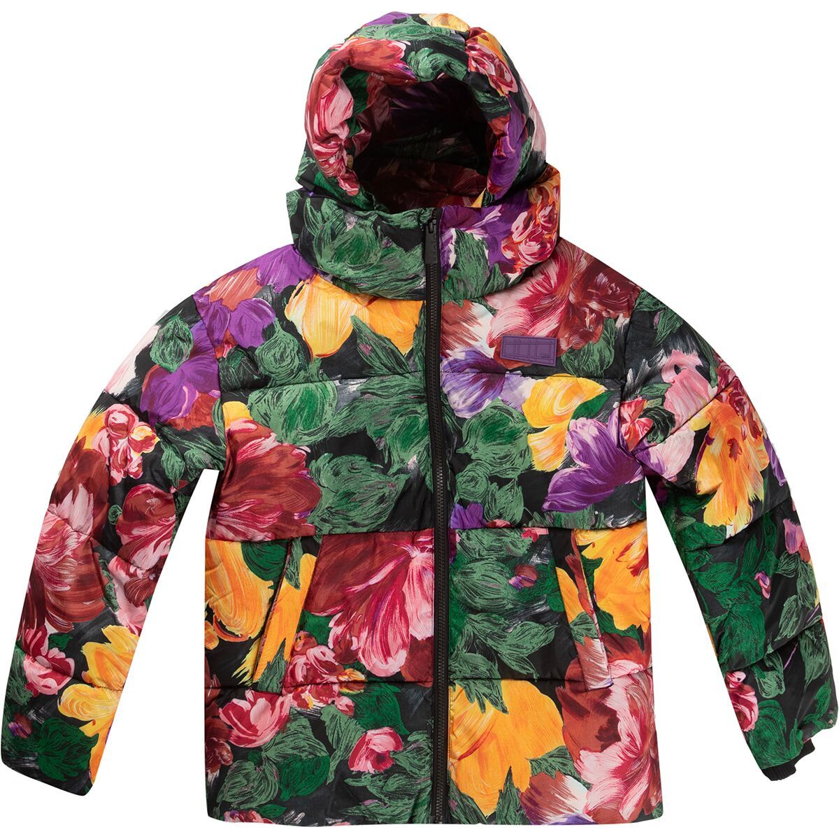 Molo Halo Jacket - Girls' Painted Flowers, 16