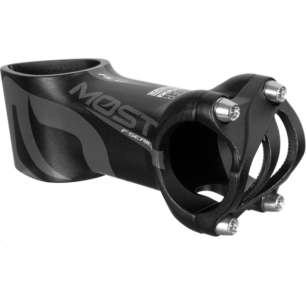 Image of Most Tiger Aero Stem - Di2 Compatible Black, 110mm