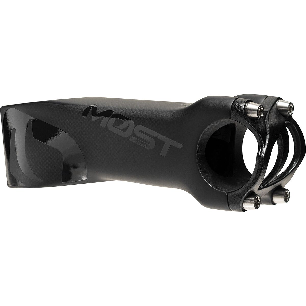 Image of Most Tiger Ultra Aero TICR Carbon Stem 1K Black, 120mm