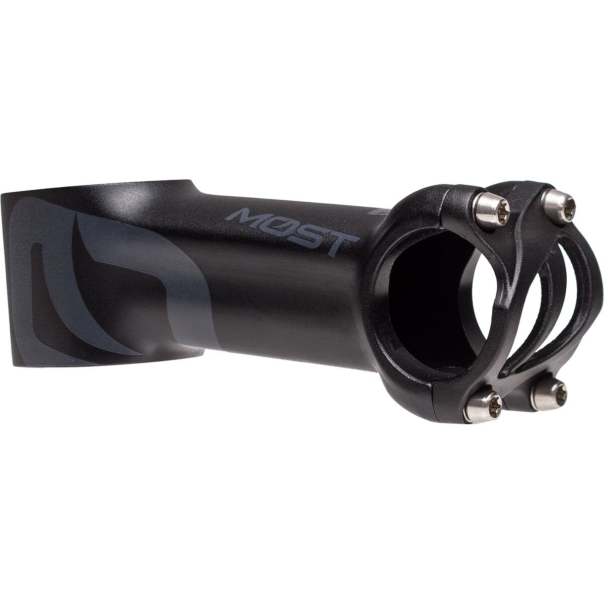 Image of Most Tiger Alu Di2 Compatible Aero Stem Black, 120mm