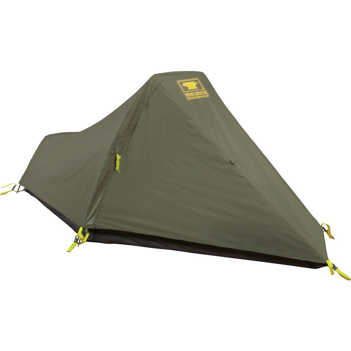 Mountainsmith Lichen Peak Tent: 1-Person 3-Season Pinon Green, One Size