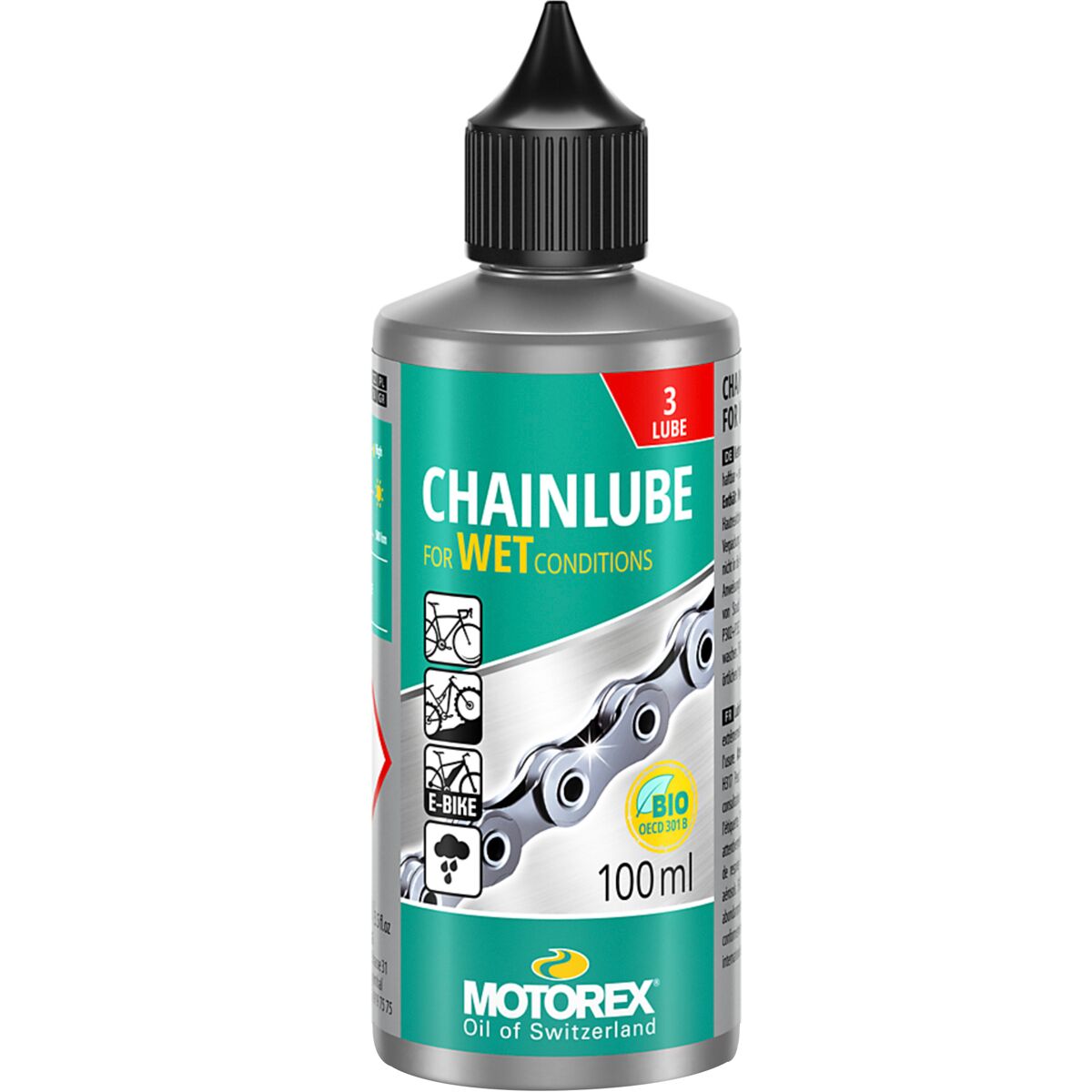 Image of Motorex Chain Lube - Wet Conditions Drip, 100ml