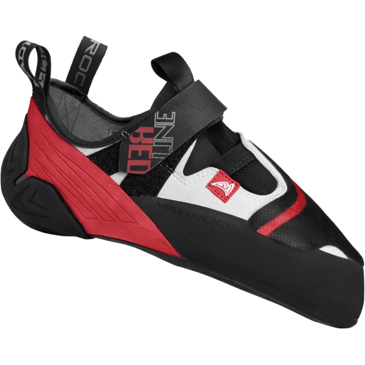 Image of Mad Rock Redline Strap Climbing Shoe Red/Black/White, Mens 6.5/Womens 8.0