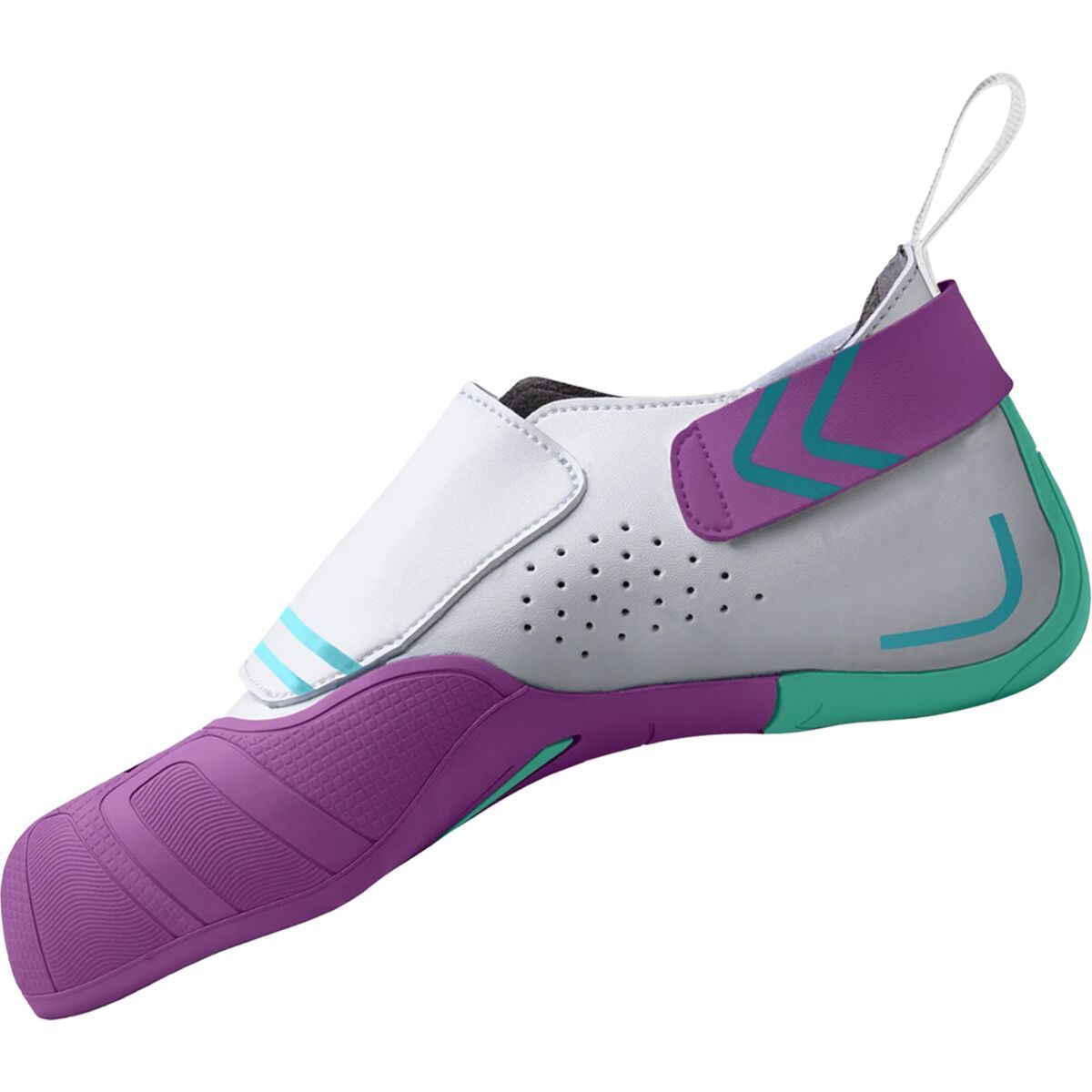 Mad Rock Mad Monkey III Climbing Shoe - Kids' White/Grape/Teal Blue, 11.0