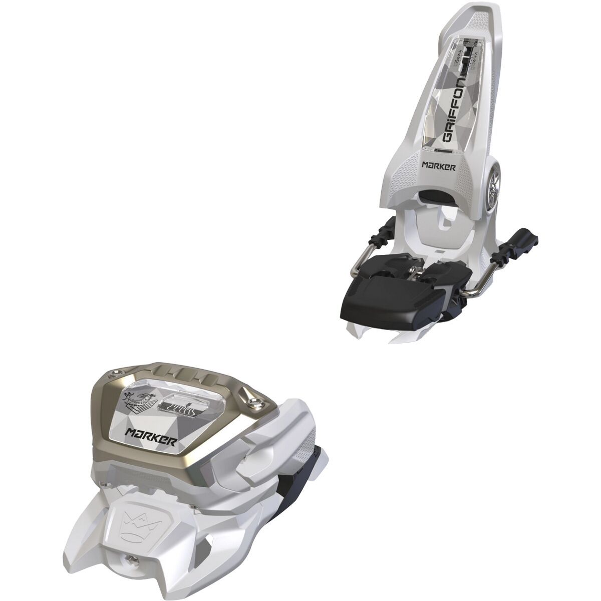 Image of Marker Griffon 13 ID Ski Binding - 2026 White, 100mm
