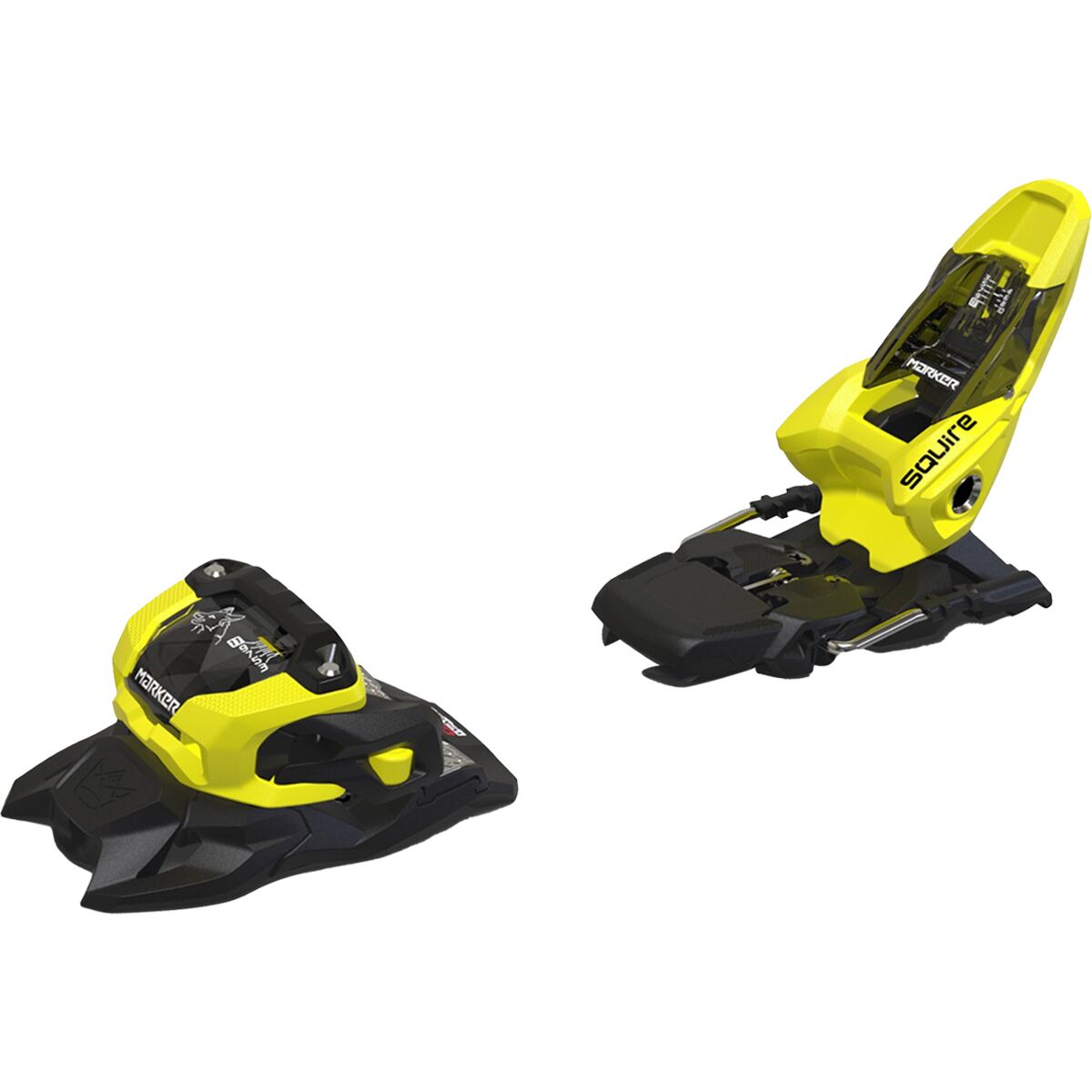 Image of Marker Squire 11 Ski Binding - 2027 Black/Yellow, 100mm