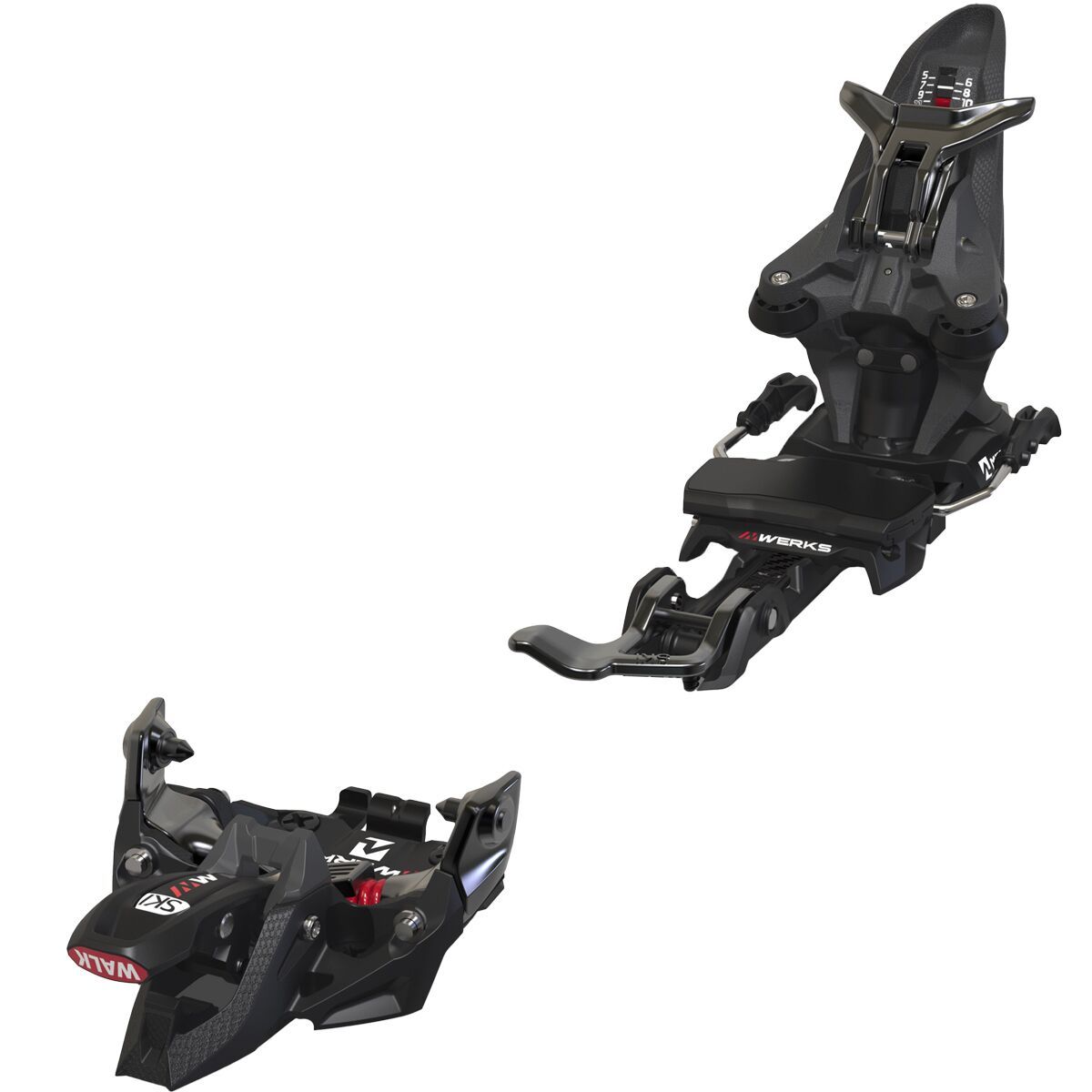 Image of Marker Kingpin M-Werks 12 Alpine Touring Binding - 2026 One Color, 100mm-125mm