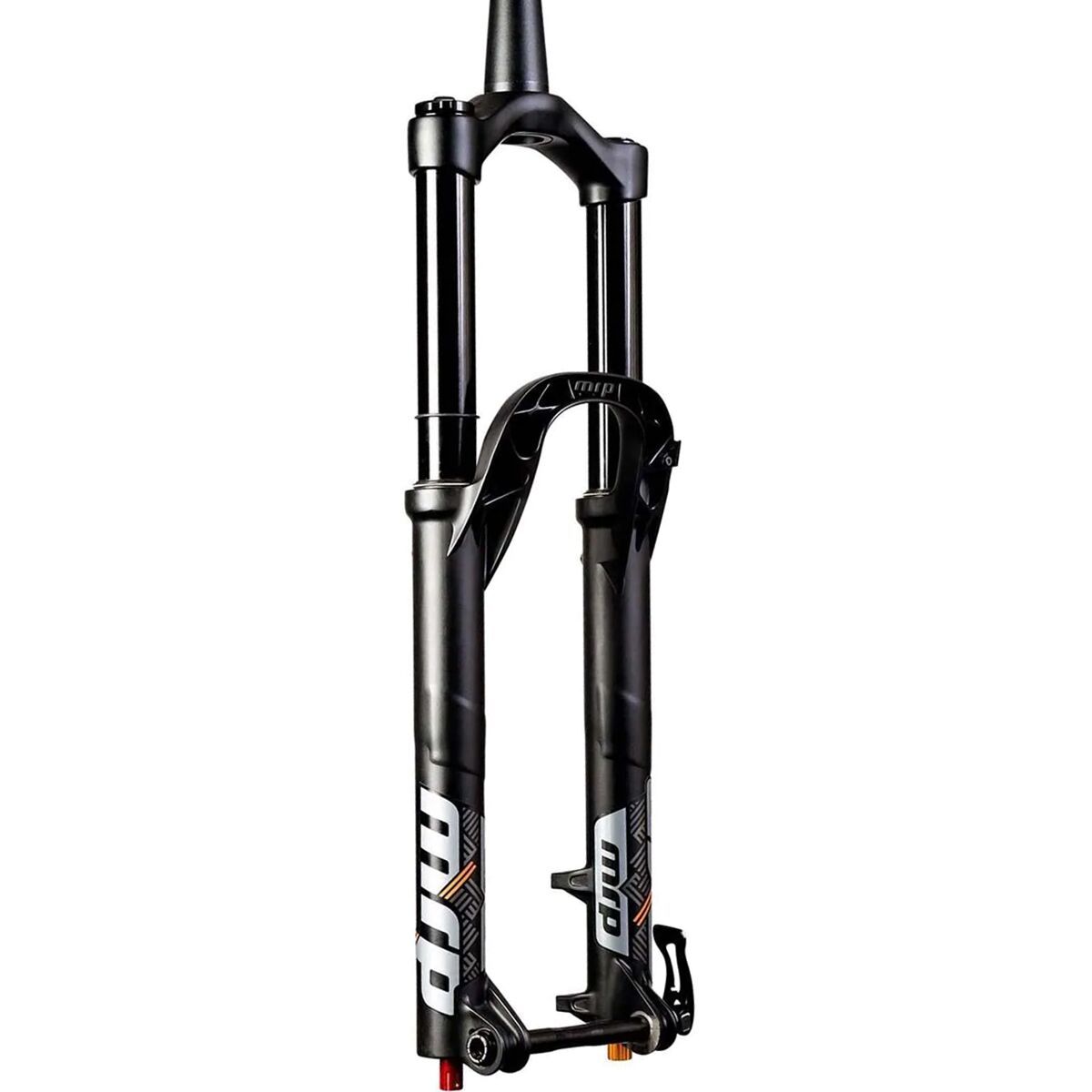 Image of MRP Ribbon Coil 27.5 Boost Fork Black/Orange, 160mm/44mm Offset