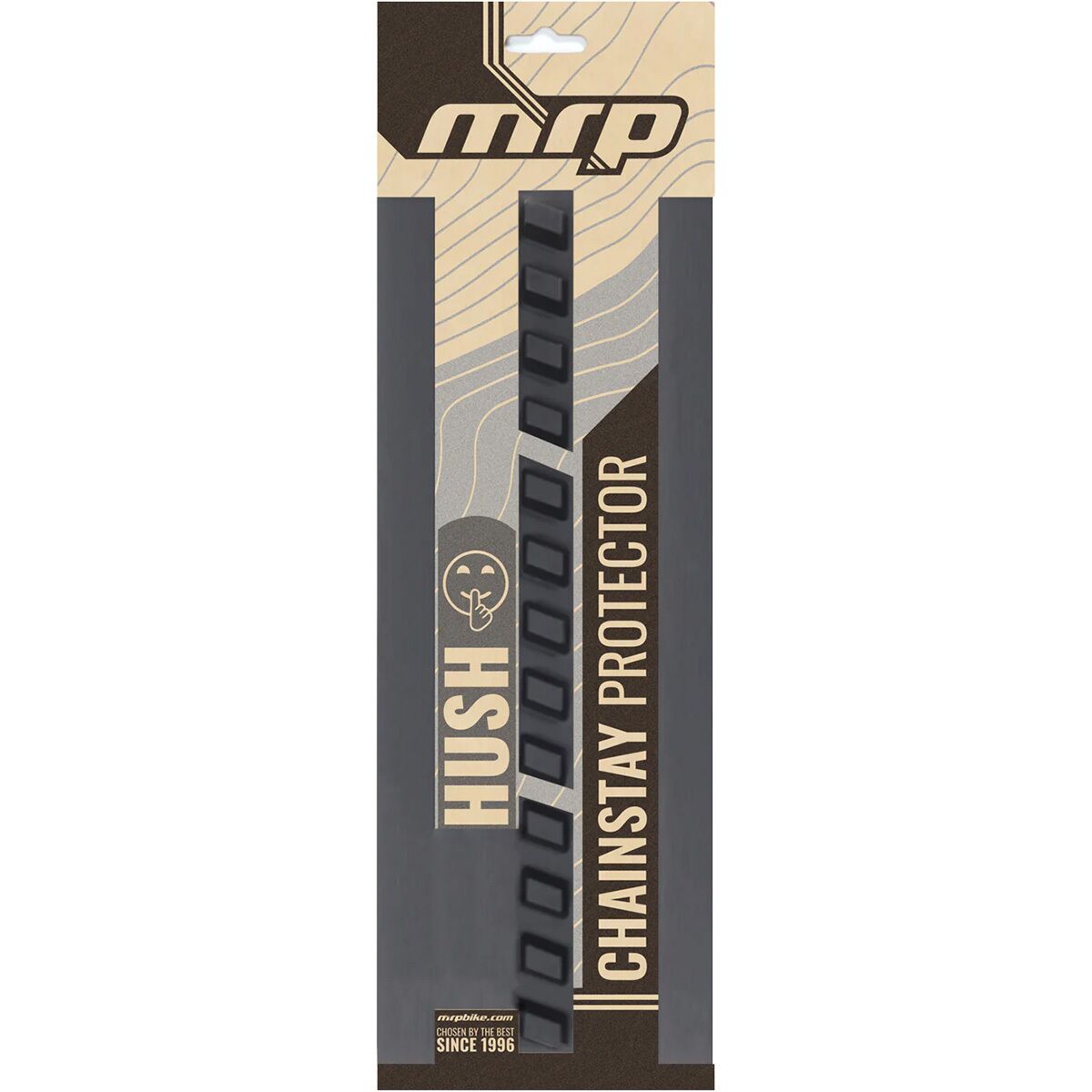 Image of MRP Hush Guard Chainstay Protector Black, Trim to Fit