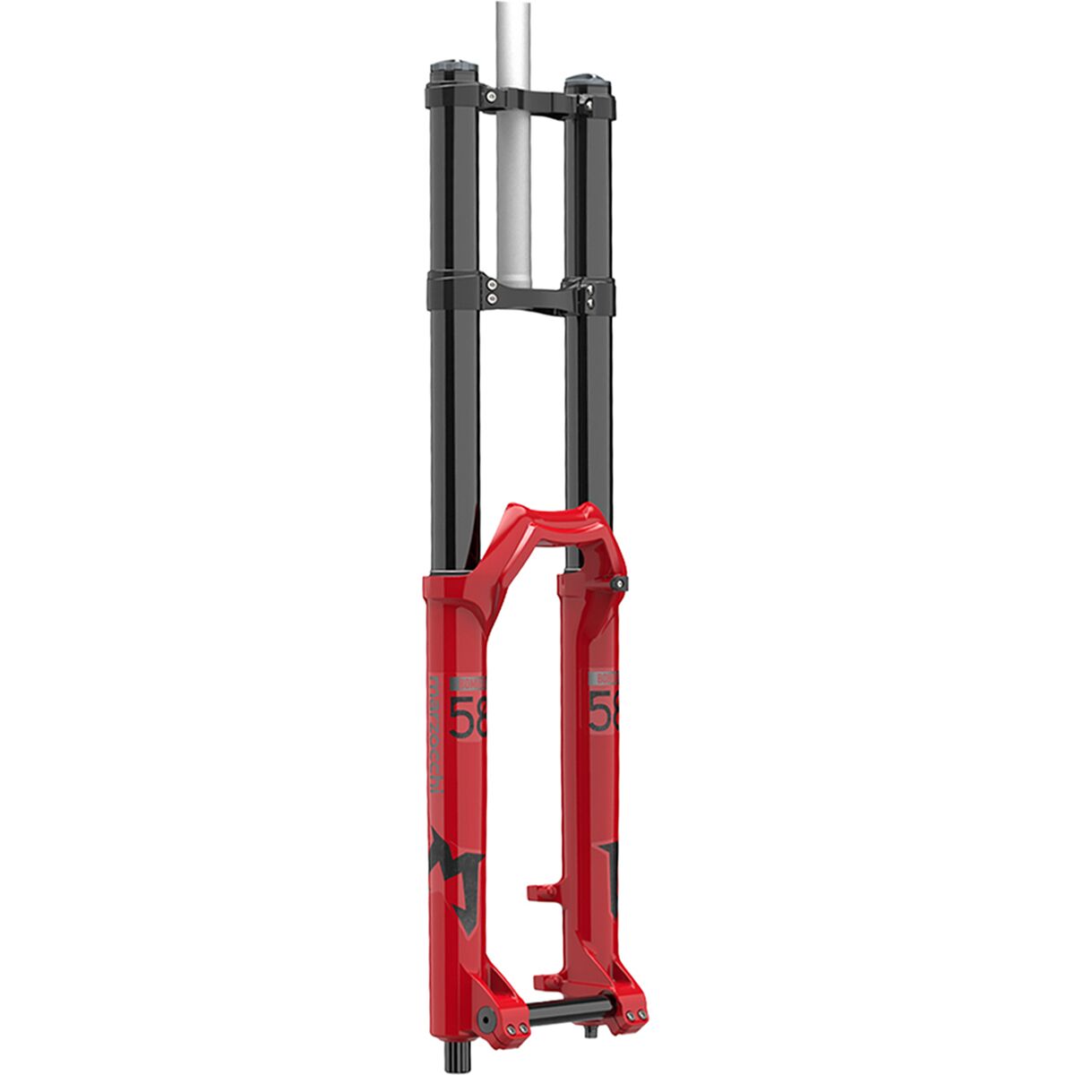 Image of Marzocchi Bomber 58 27.5 Air Grip Fork Gloss Red, 203mm, 51mm Rake