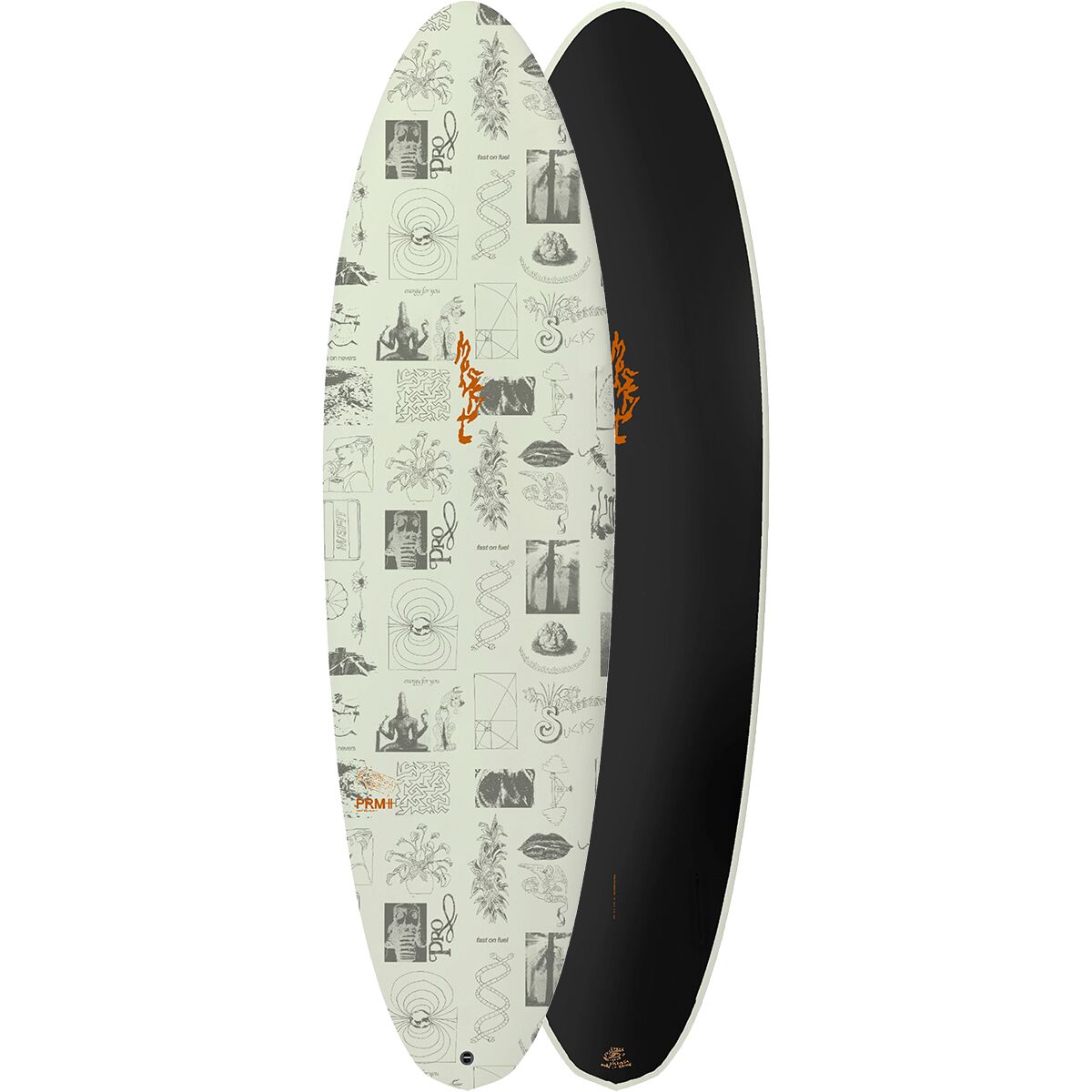 Misfit Misfit Speed Egg Twin Art Series Surfboard Art, 6ft 6in