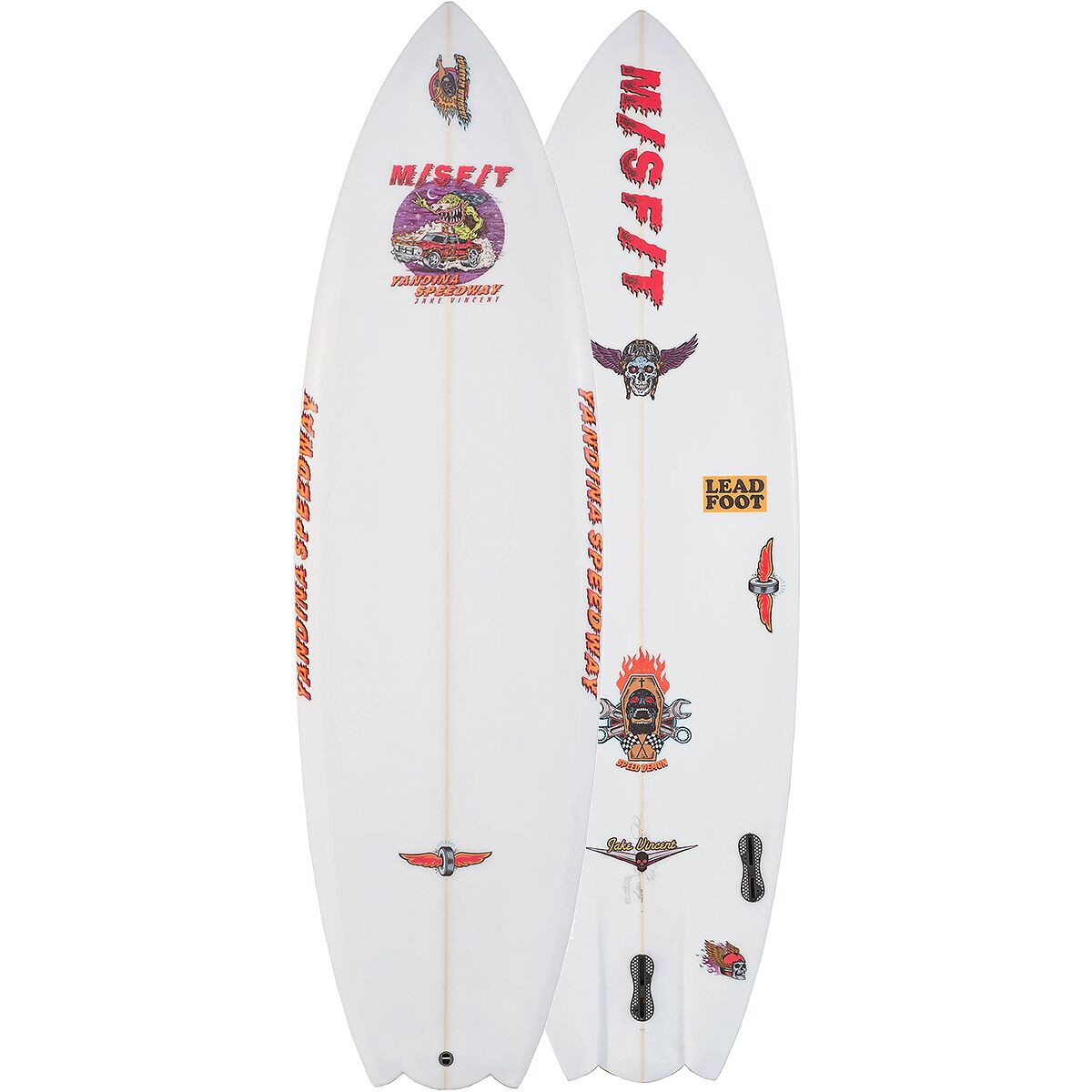 Misfit Yandina Speedway Art Series Surfboard - Futures