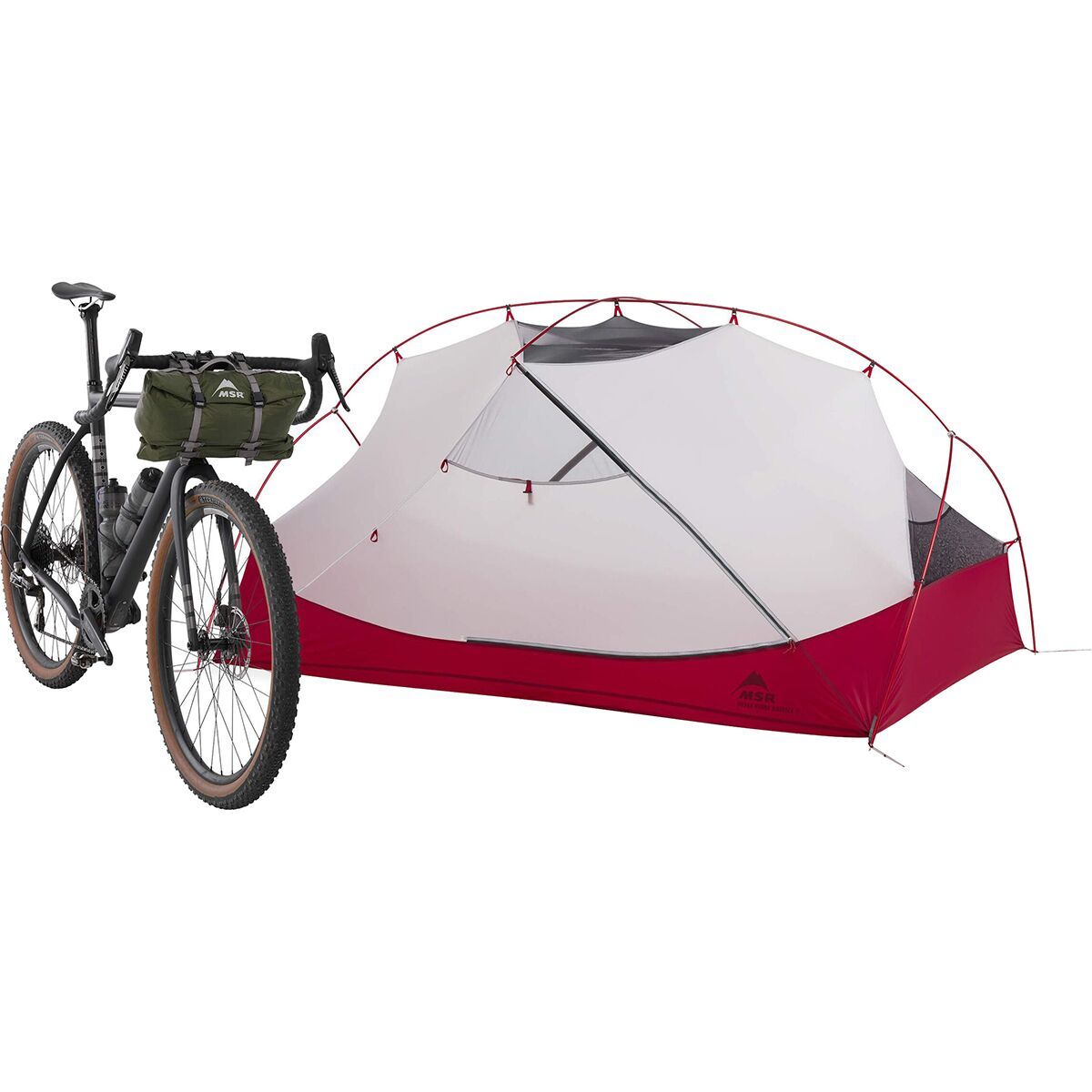 Image of MSR Hubba Hubba Bikepack 2-Person Tent Green, One Size