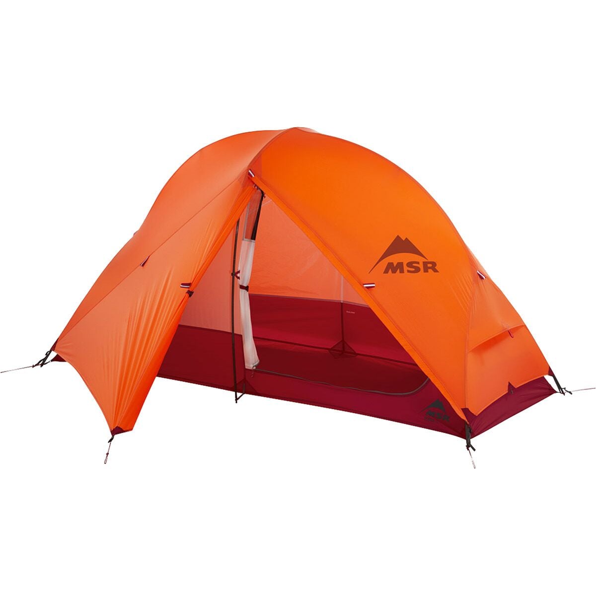 Image of MSR Access 1 Tent: 1-Person 4-Season Orange, One Size