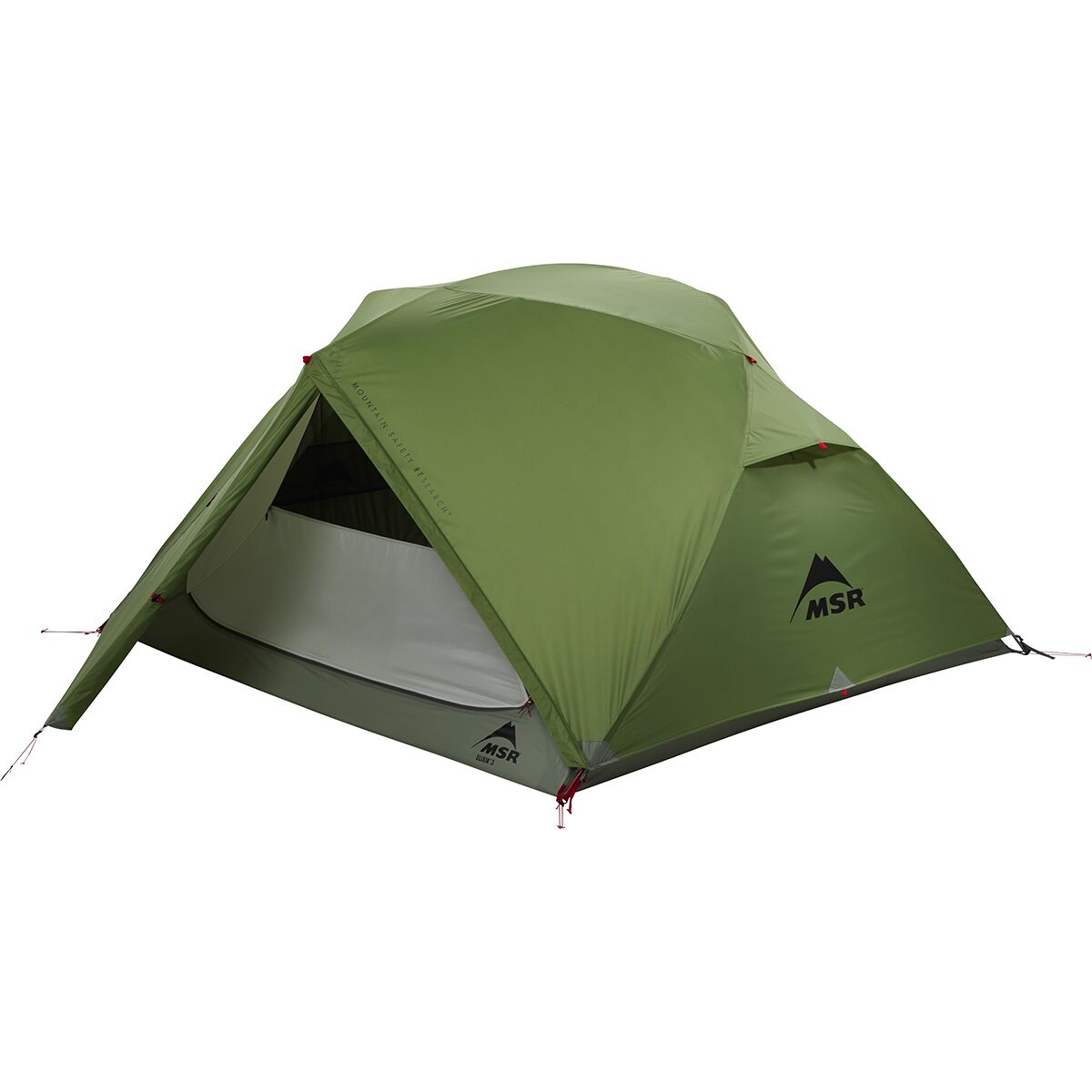 MSR MSR Elixir Tent: 3-Person 3 Season Moss, One Size