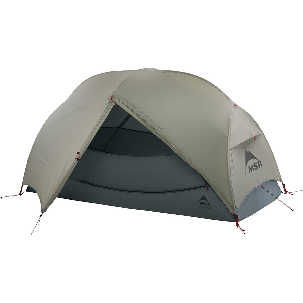 Image of MSR Hubba Hubba Tent: 1-Person 3-Season Sandstone, One Size
