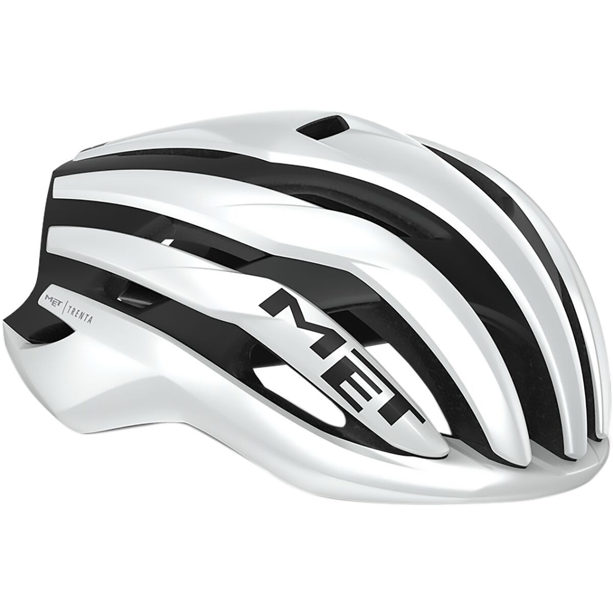 Image of MET Trenta Mips Helmet White Black/Matt Glossy, L