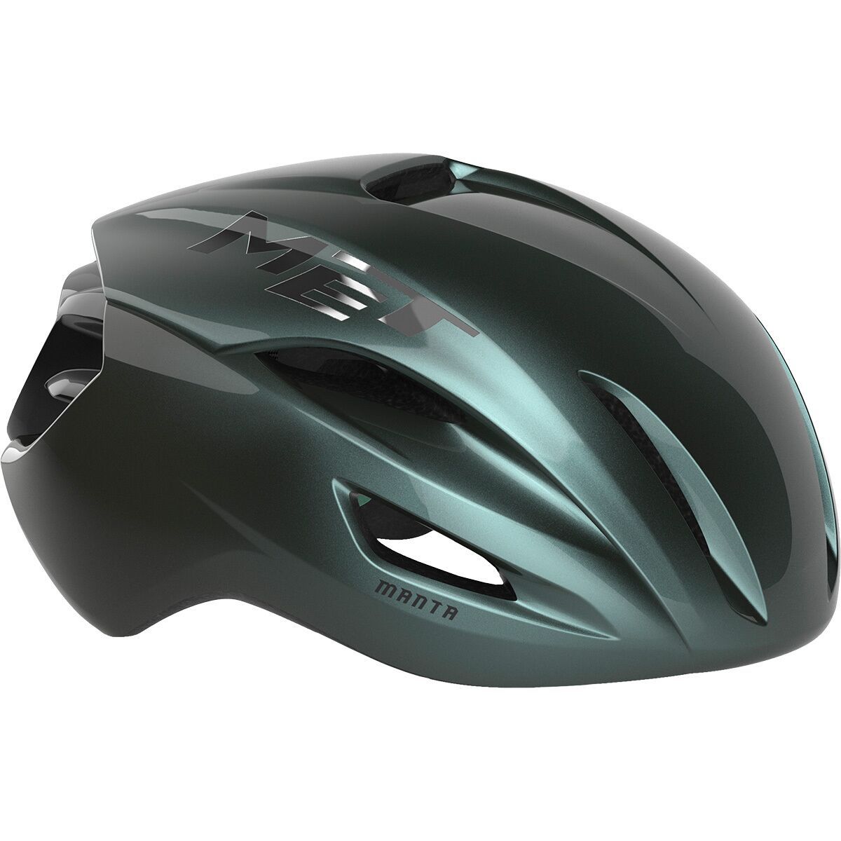 Image of MET Manta Mips Helmet Hyper Teal Glossy, L