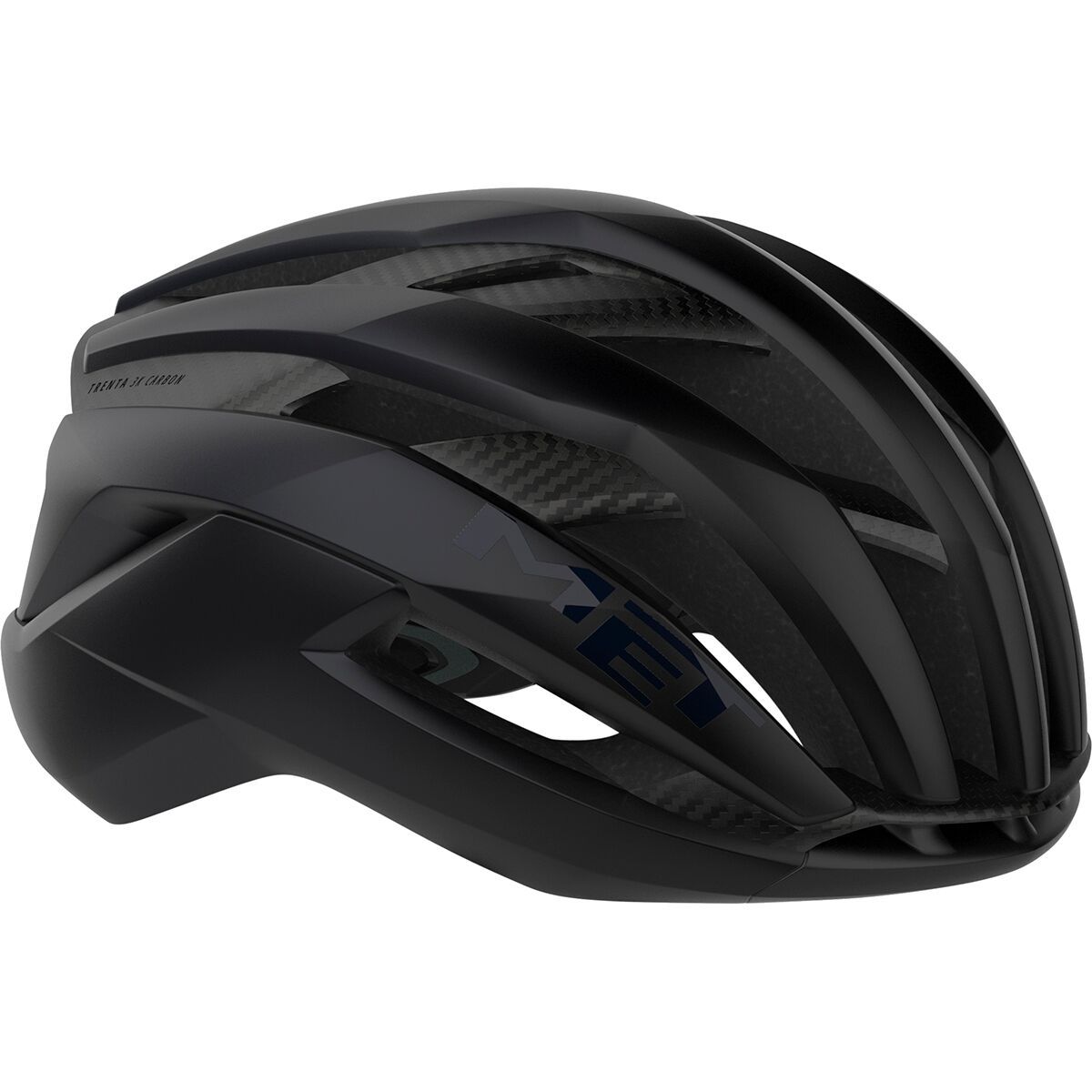 Image of MET Trenta 3K Carbon Helmet Black Matt, L