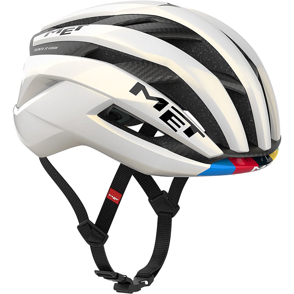 Image of MET Trenta 3K Carbon Helmet Rainbow LE, M