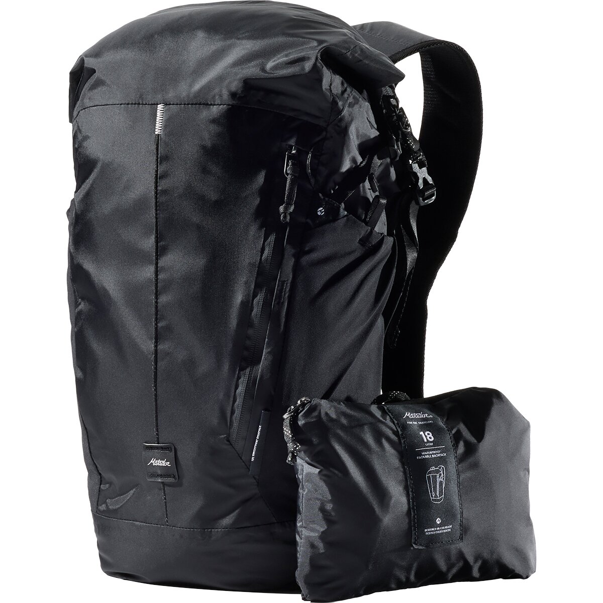 Image of Matador Waterproof Packable 18L Backpack Black, One Size