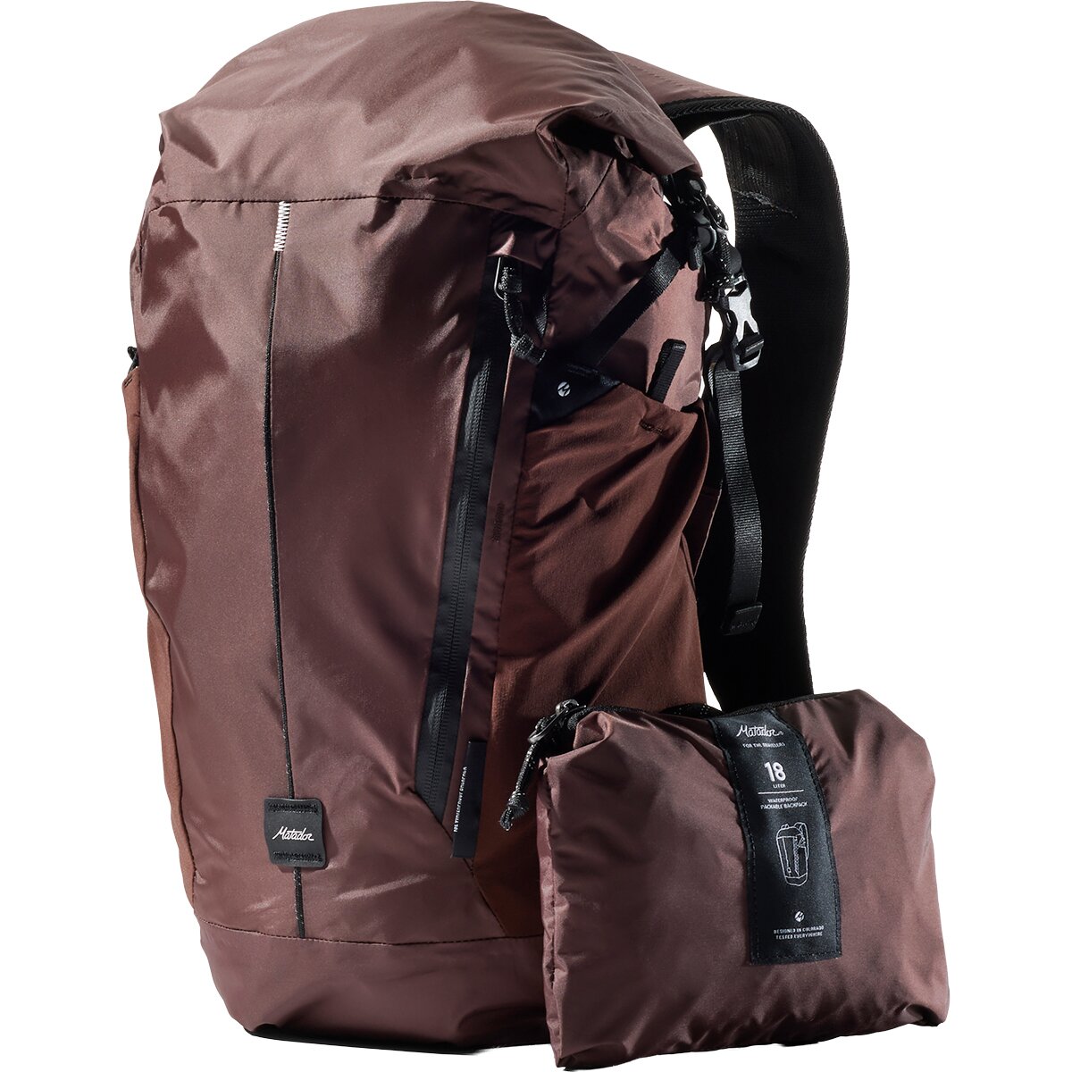 Image of Matador Waterproof Packable 18L Backpack Garnet, One Size