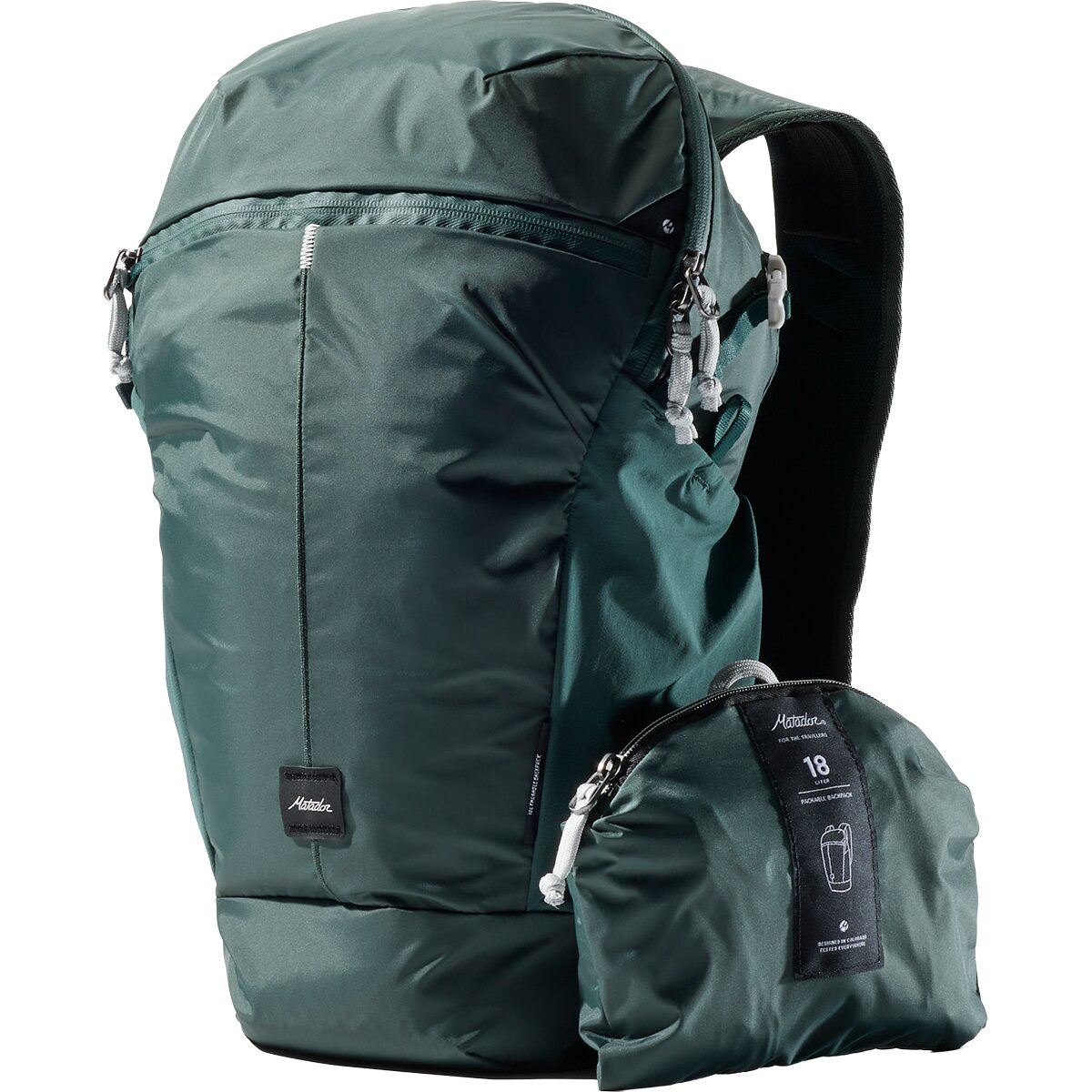 Image of Matador Zipper Packable 18L Backpack Juniper, One Size