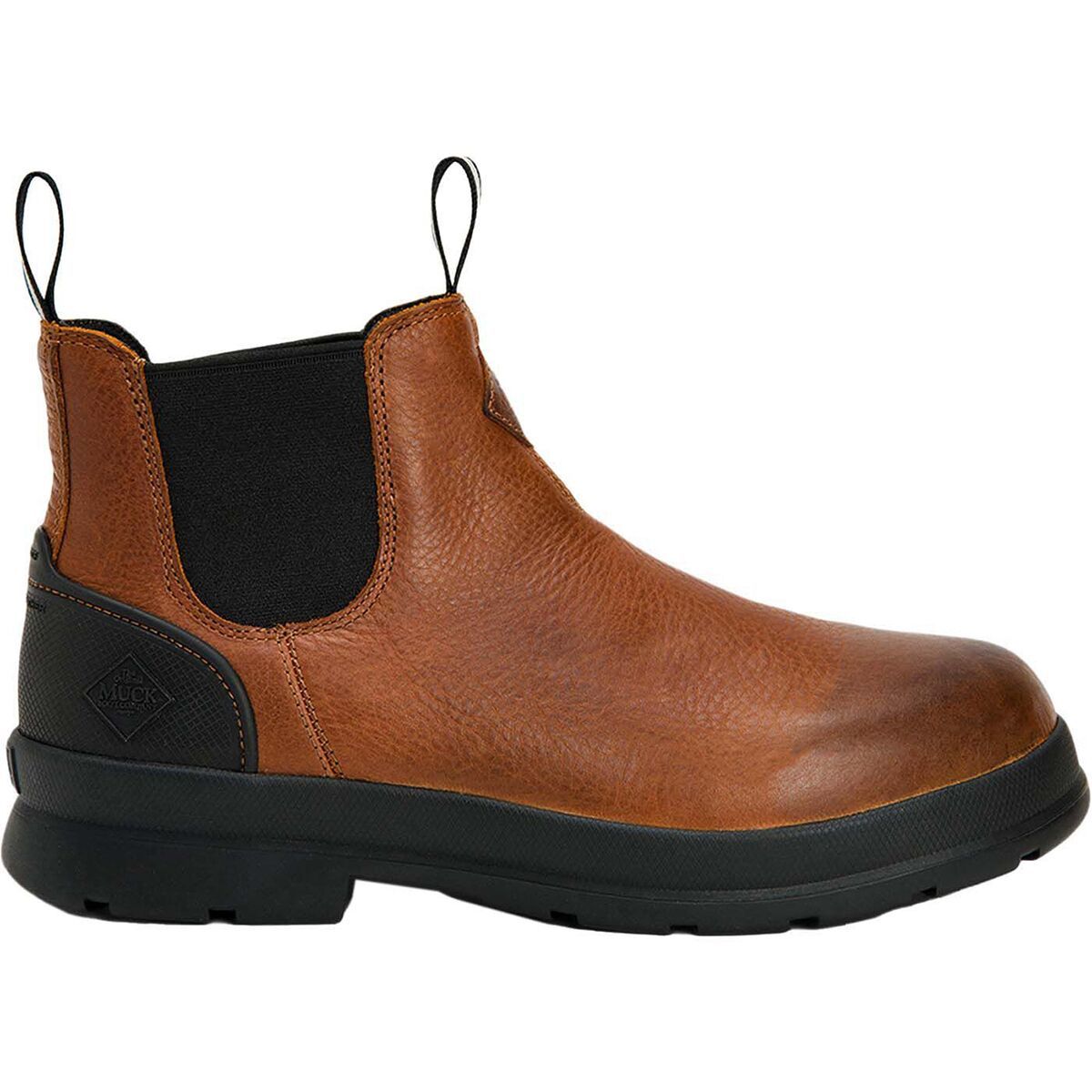 Image of Muck Boots Chore Farm Leather Chelsea Boot - Men's Caramel, 8.0
