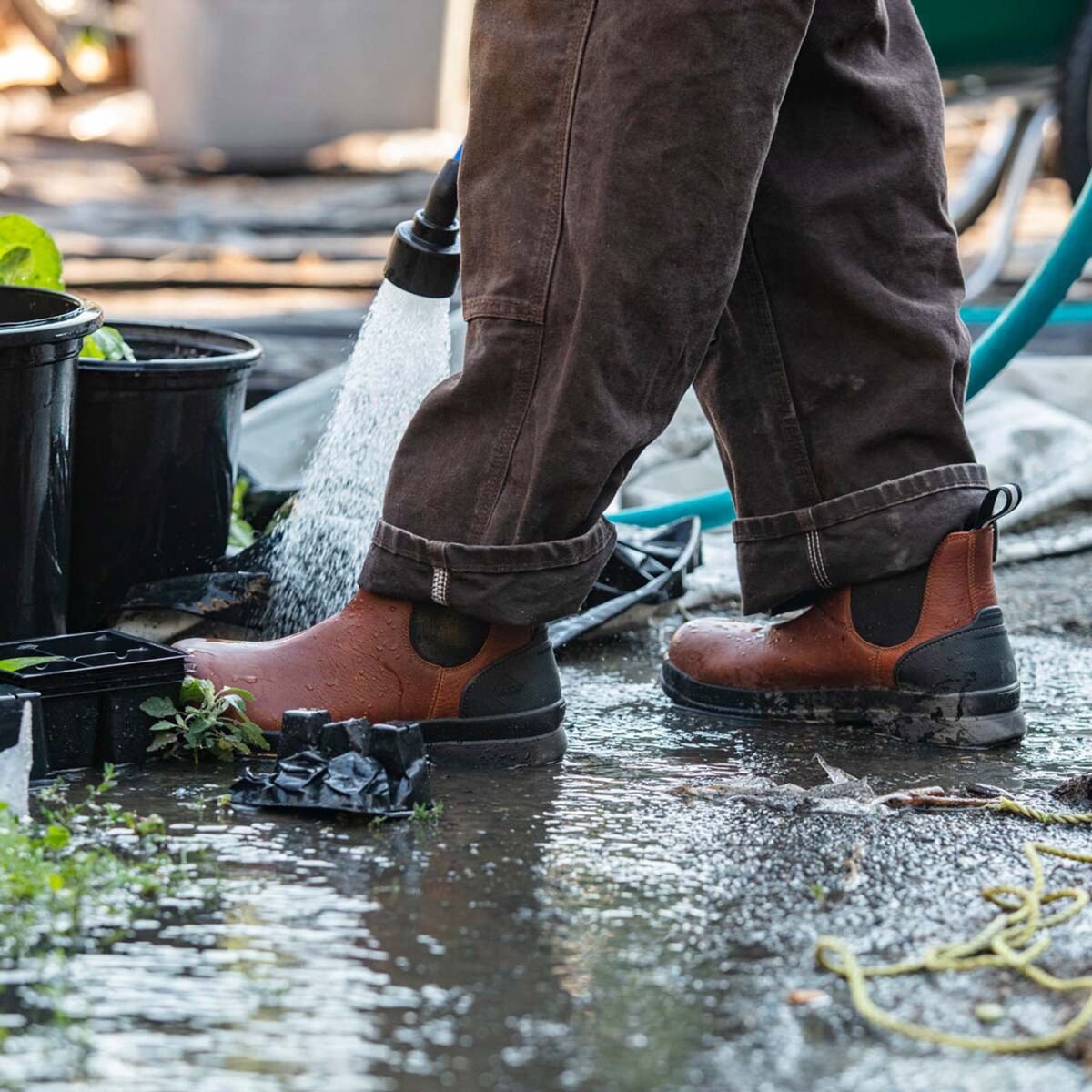 Muck Boots Chore Farm Leather Chelsea Boot - Men