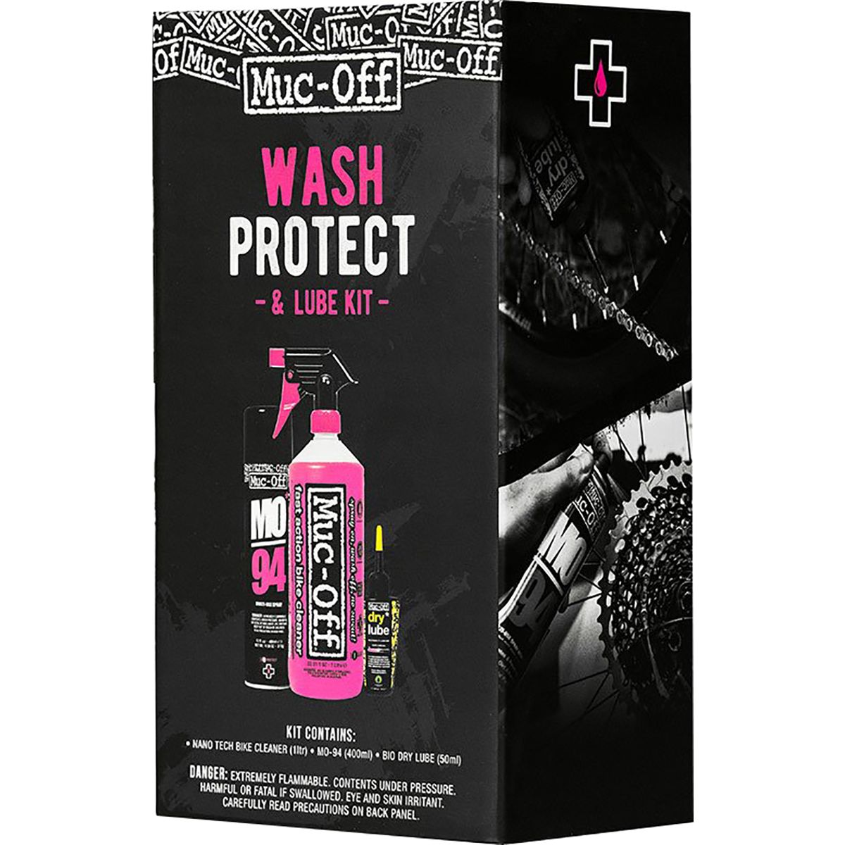 Muc-Off Muc-Off Wash, Protect, and Lube Kit Dry Lube, One Size