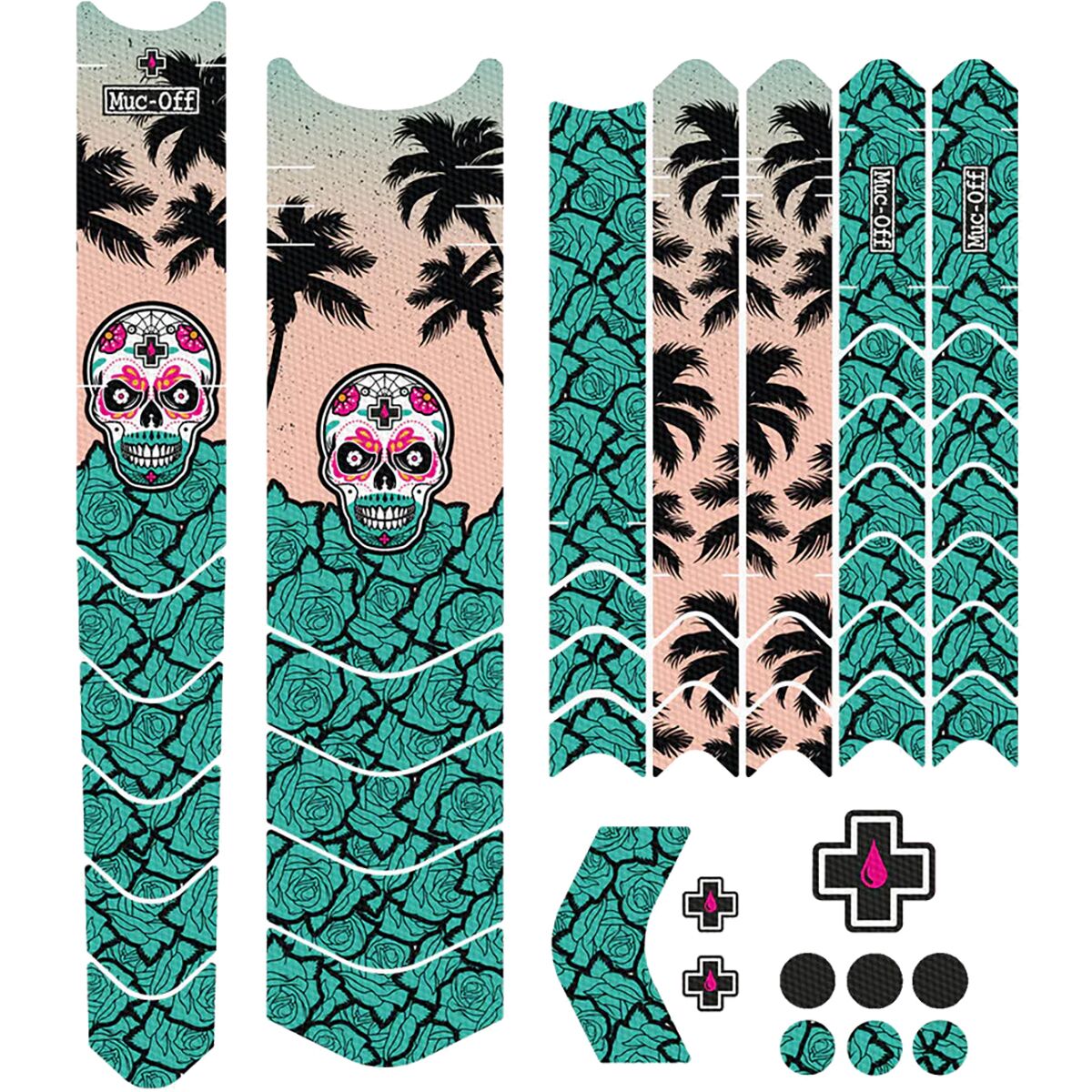 Image of Muc-Off Frame Protection Kit - E/MTB Day of the Shred/Black, One Size
